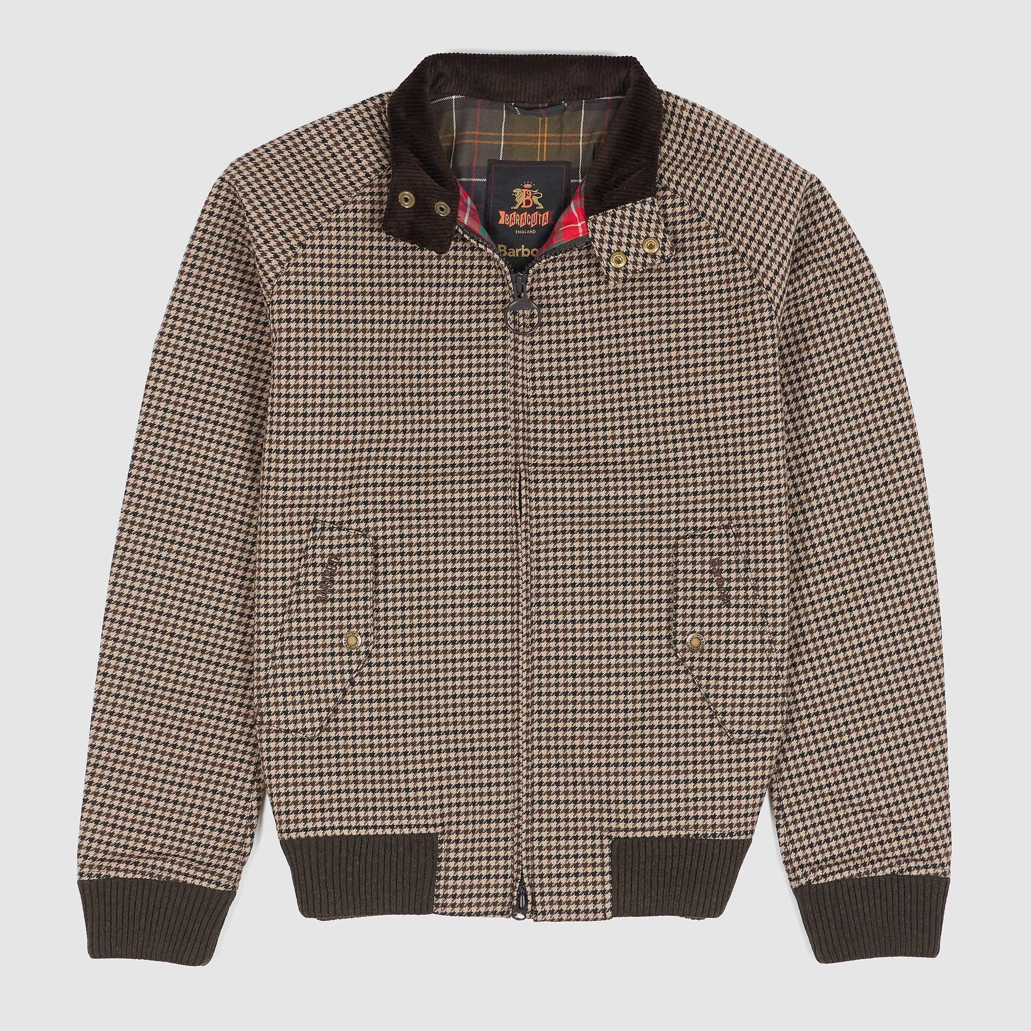 x Barbour Porton Showerproof Houndstooth Jacket