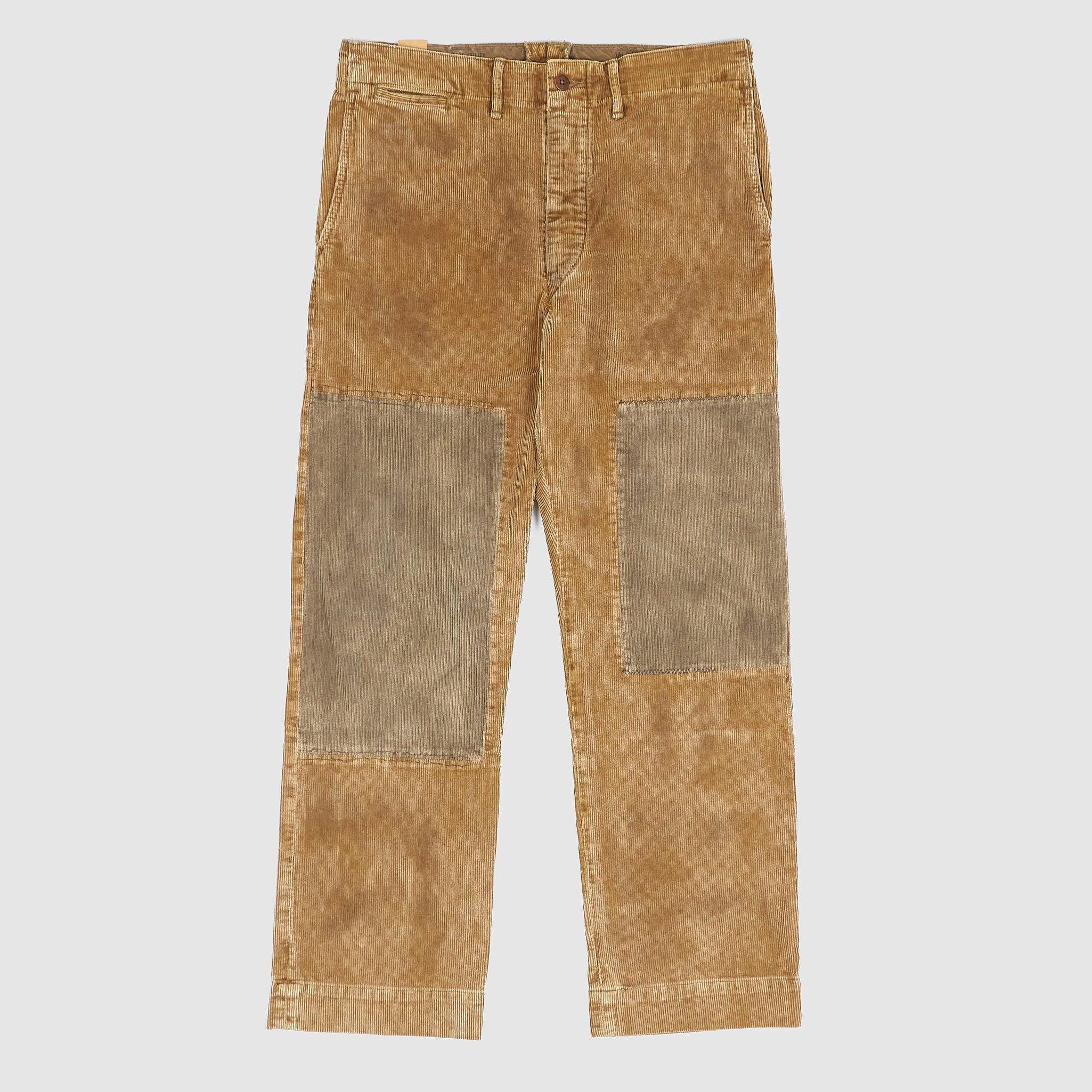 Corduroy Field Chino Pants w/ Repairs