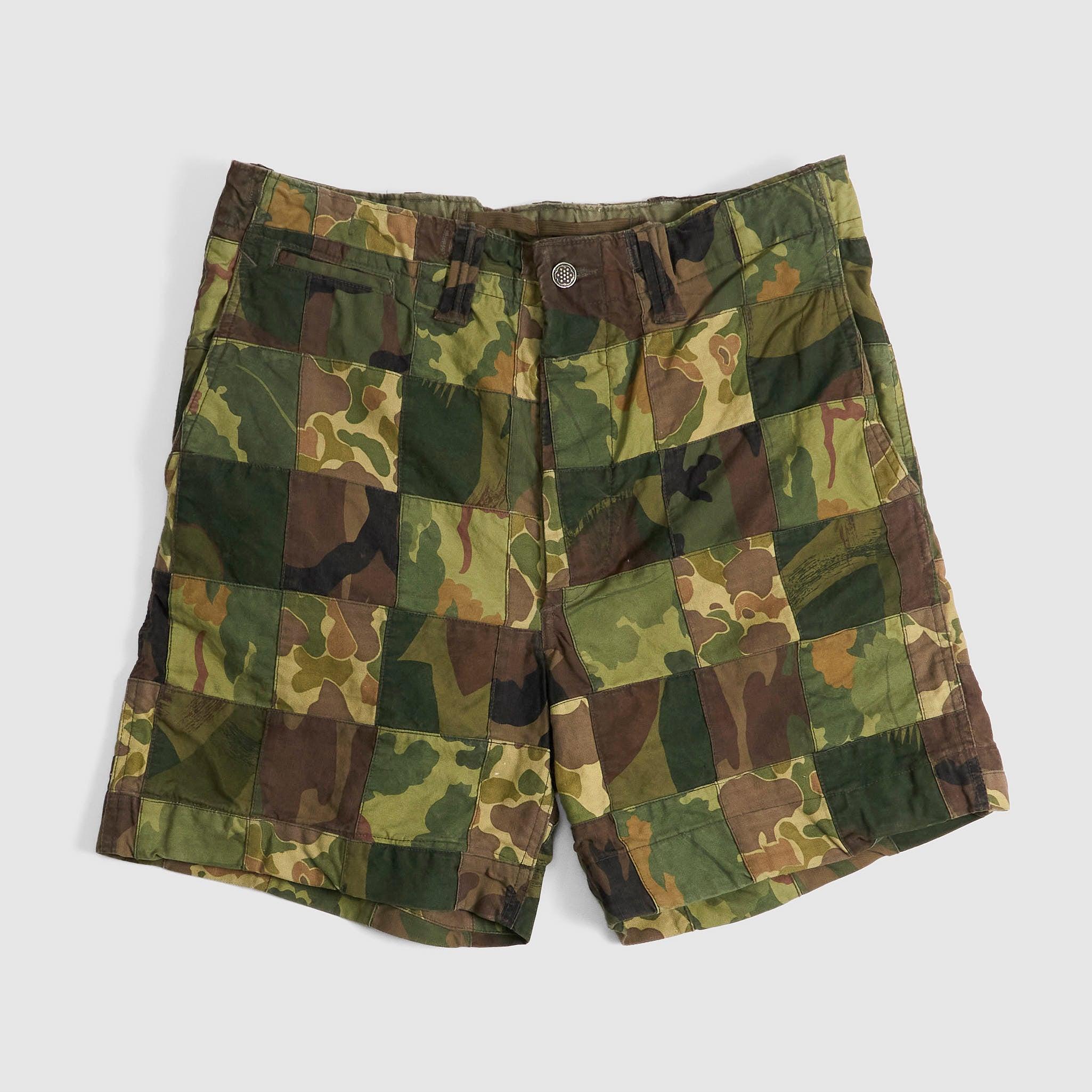 1943 Field Flat Front Patchwork Shorts