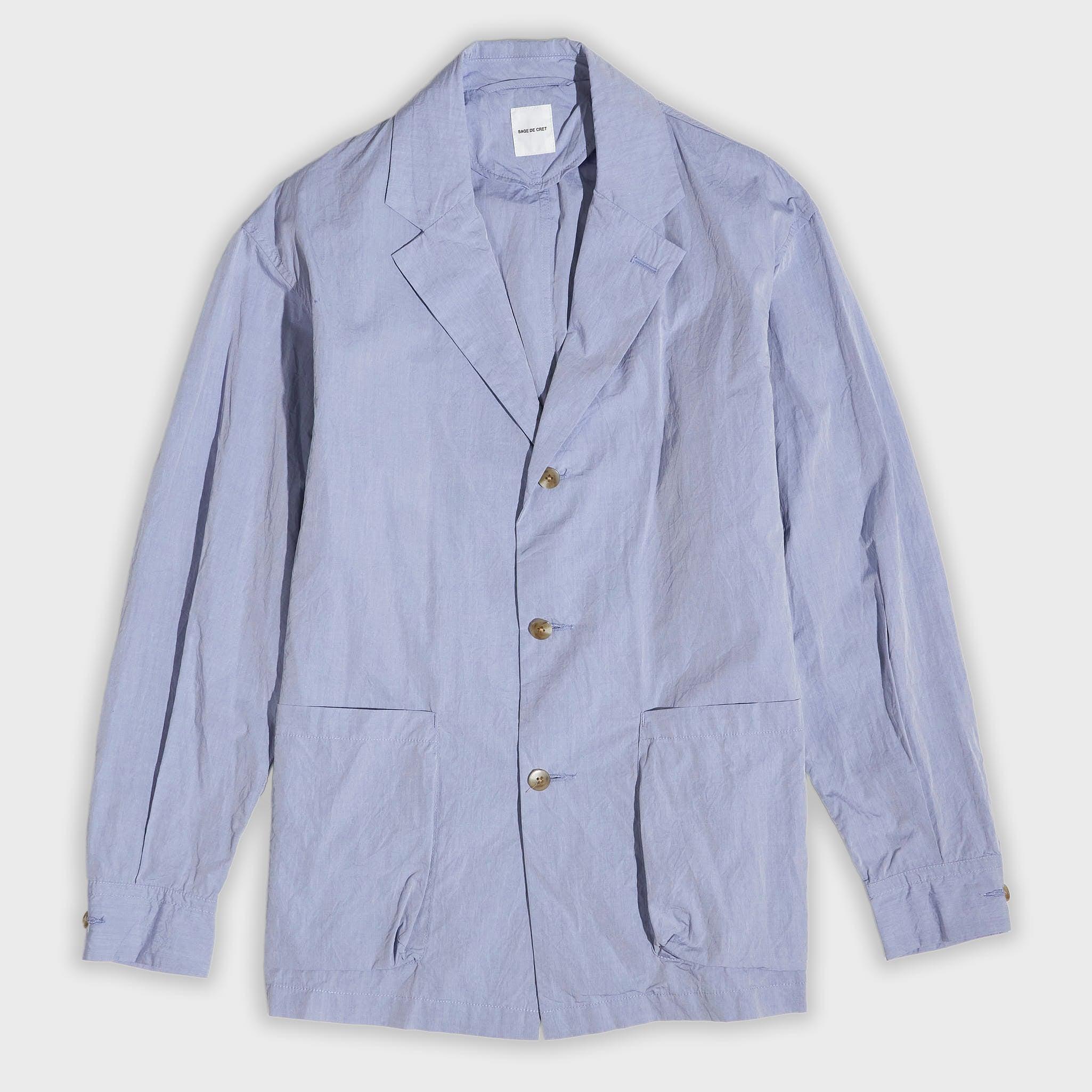 Typewriter Shirt Jacket Blazer