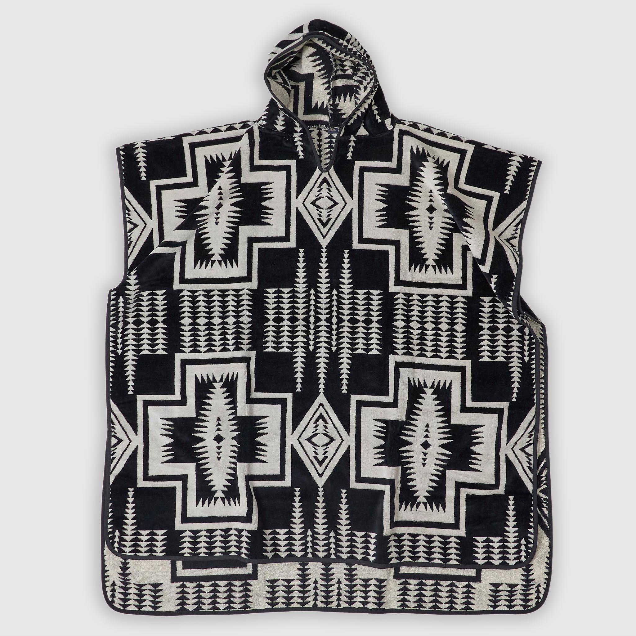 Harding Black Hooded Towel