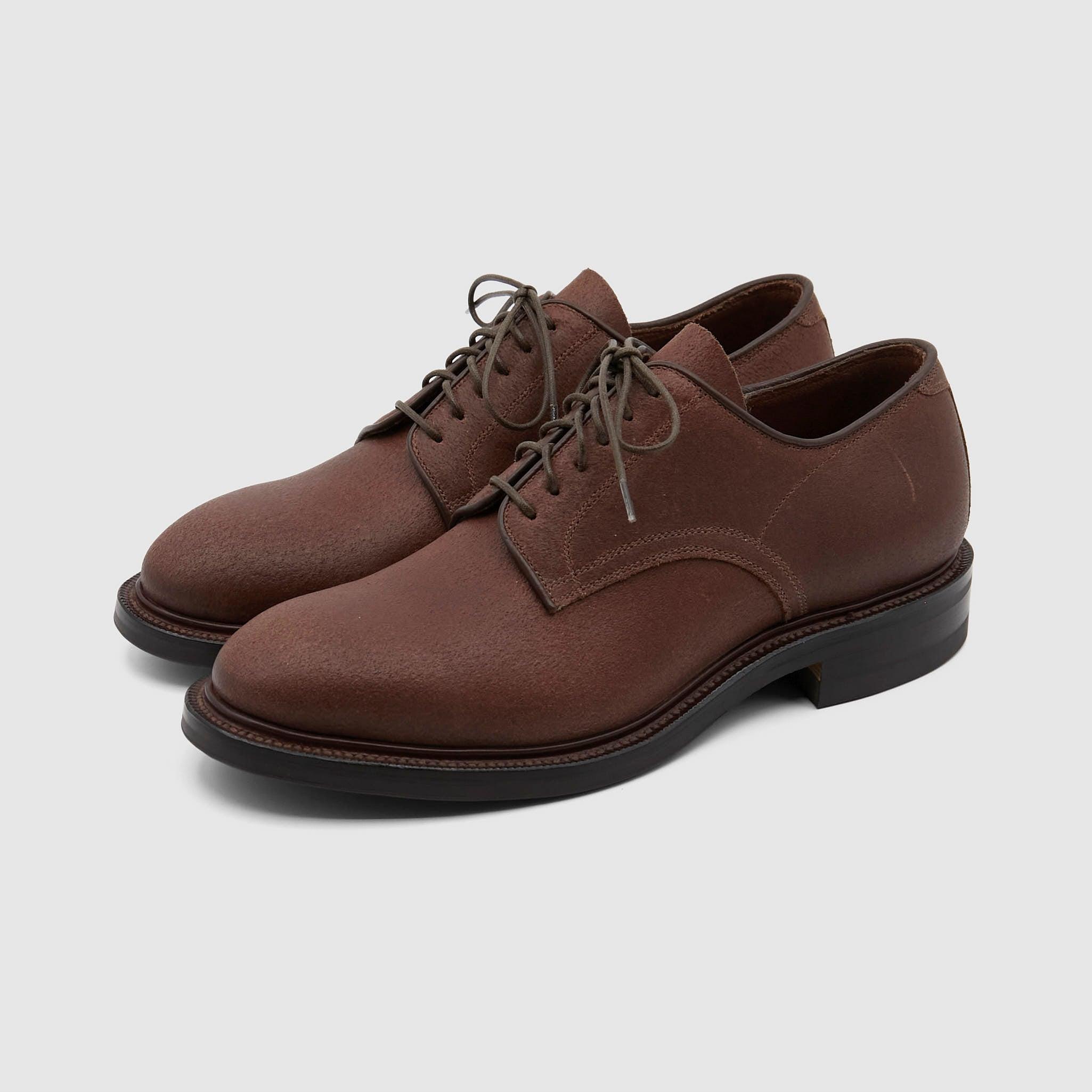 Horween Waxed Flesh Navvy Cut Service Shoes