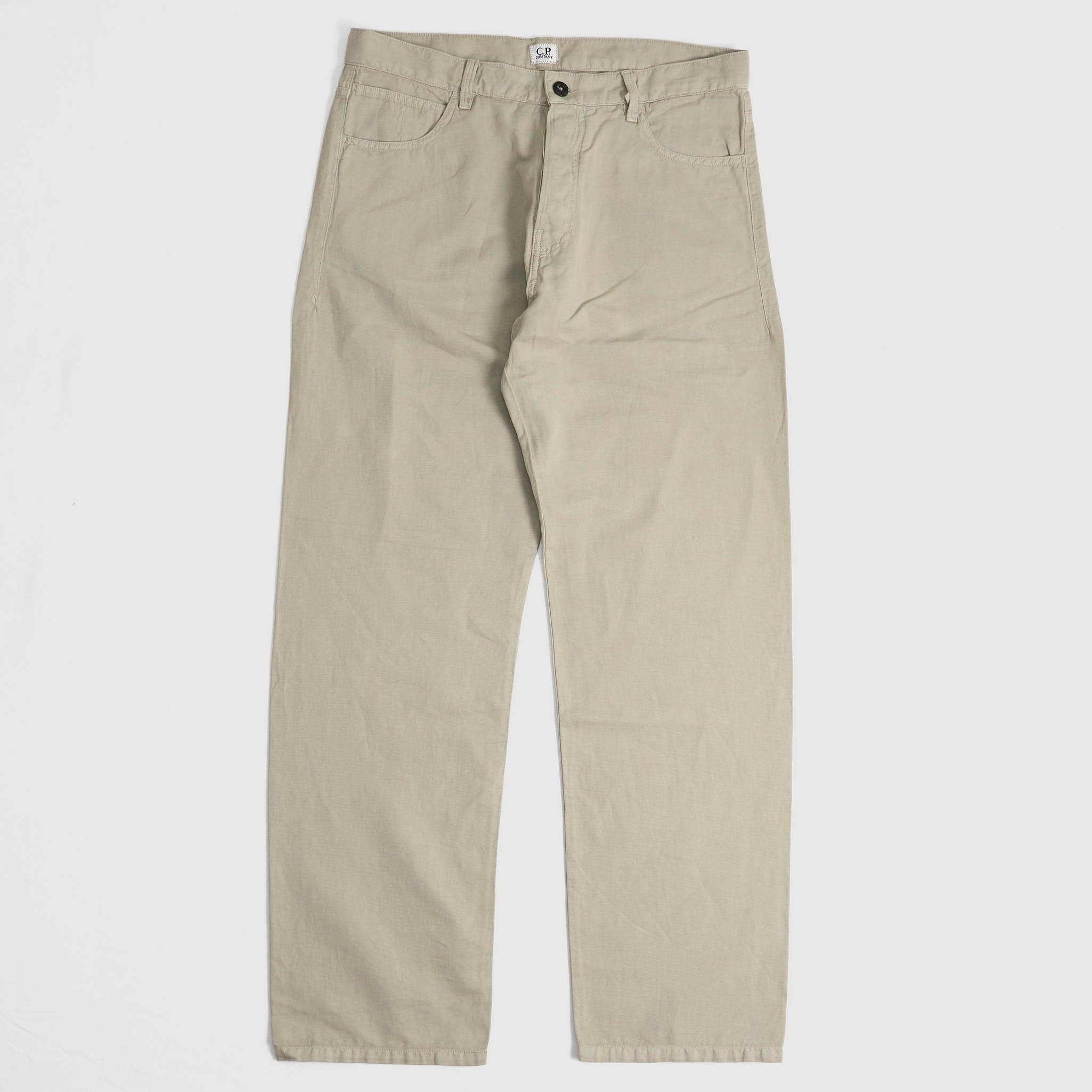 Five Pocket Lightweight Cotton-Linen Trouser