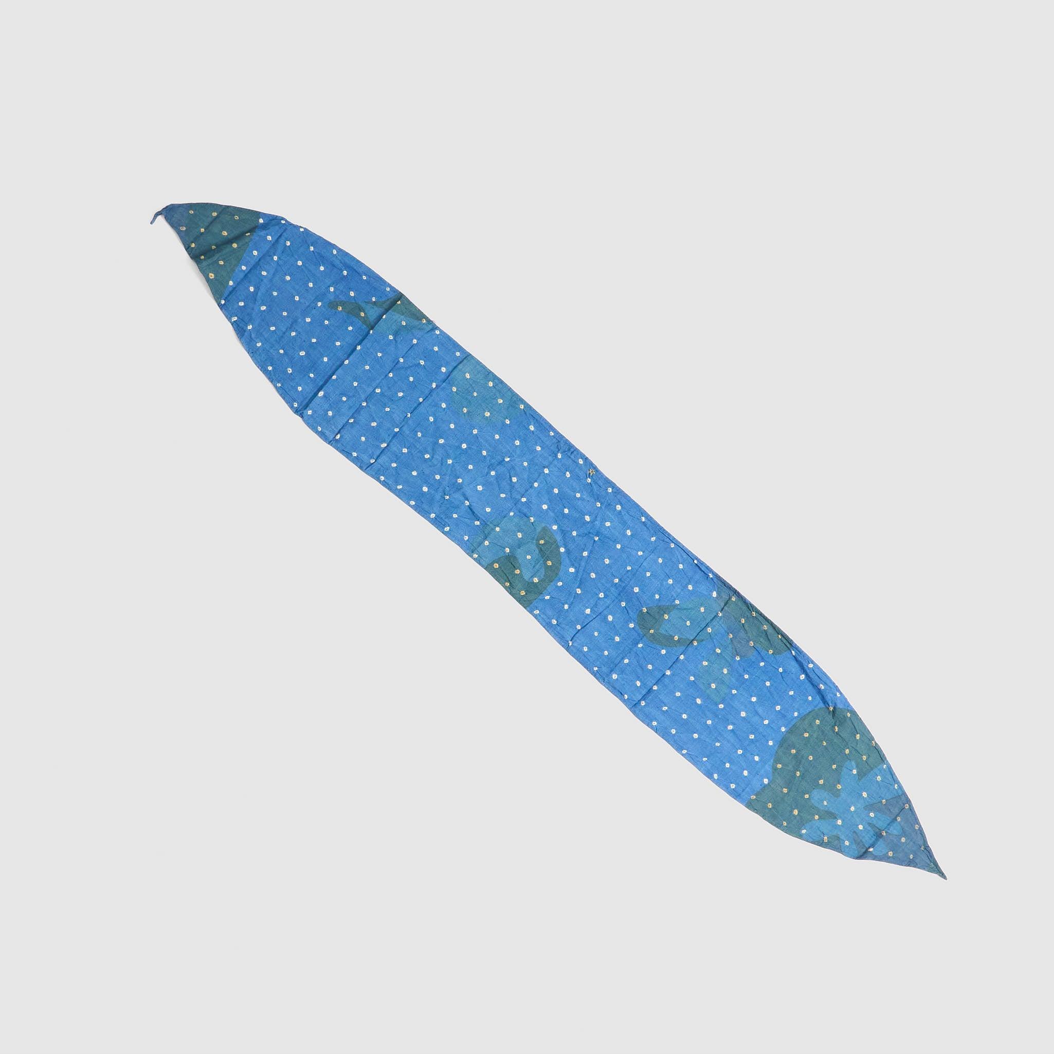 Light Indigo Batique Stripe Bandana