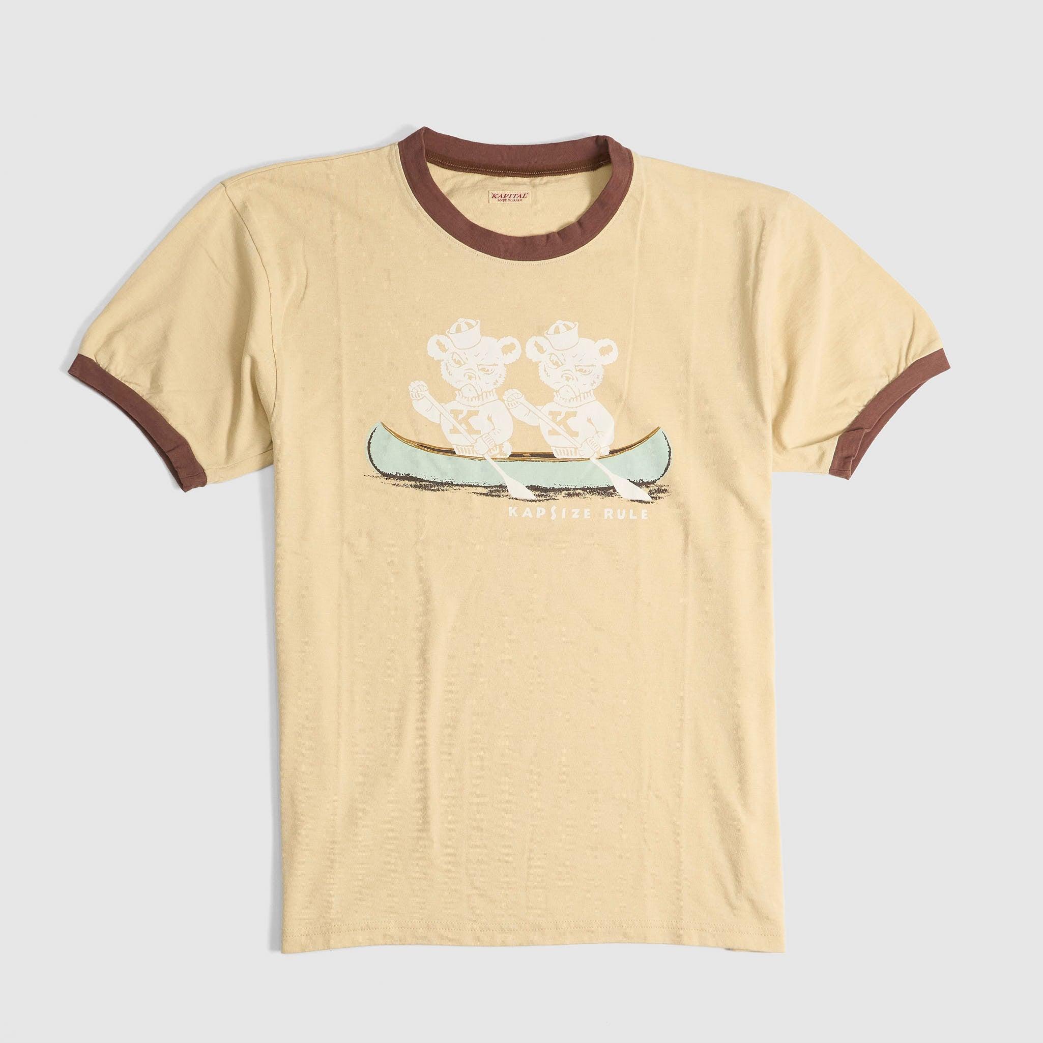 Ringer "K" Bear Crew Neck T-Shirt