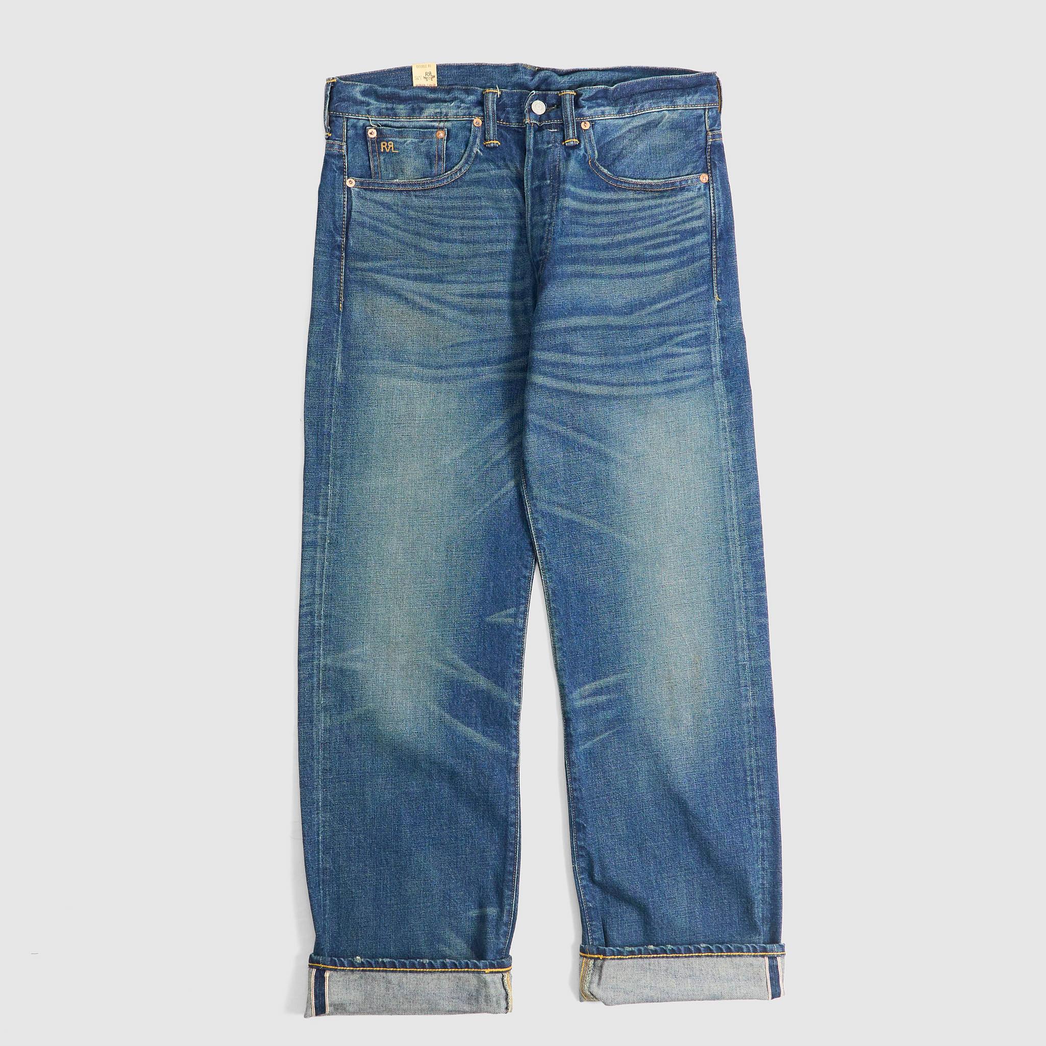 5-Pocket Heavy Vintage Washed Selvage Denim