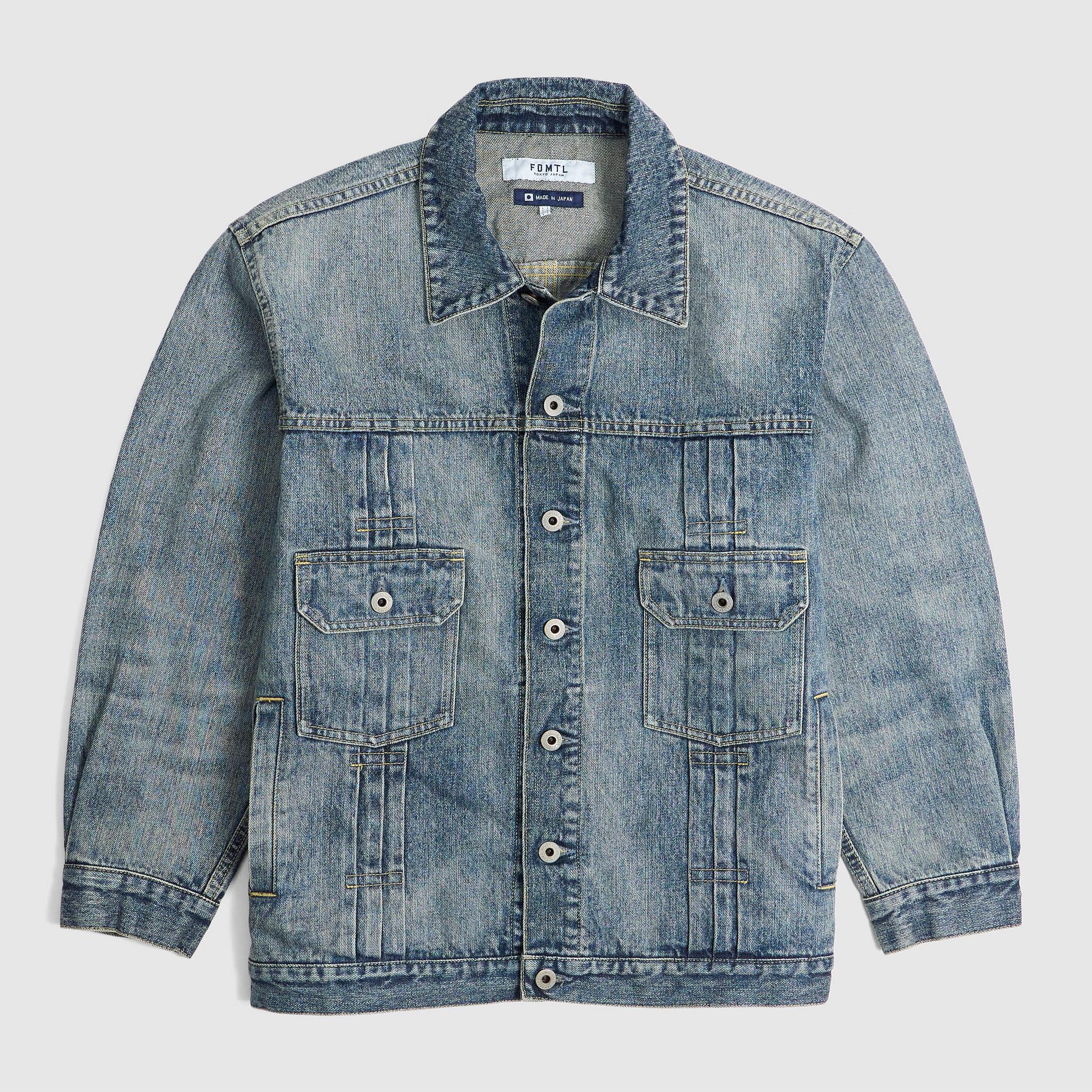 Pleated Type 2 Denim Jacket - 3Y Wash