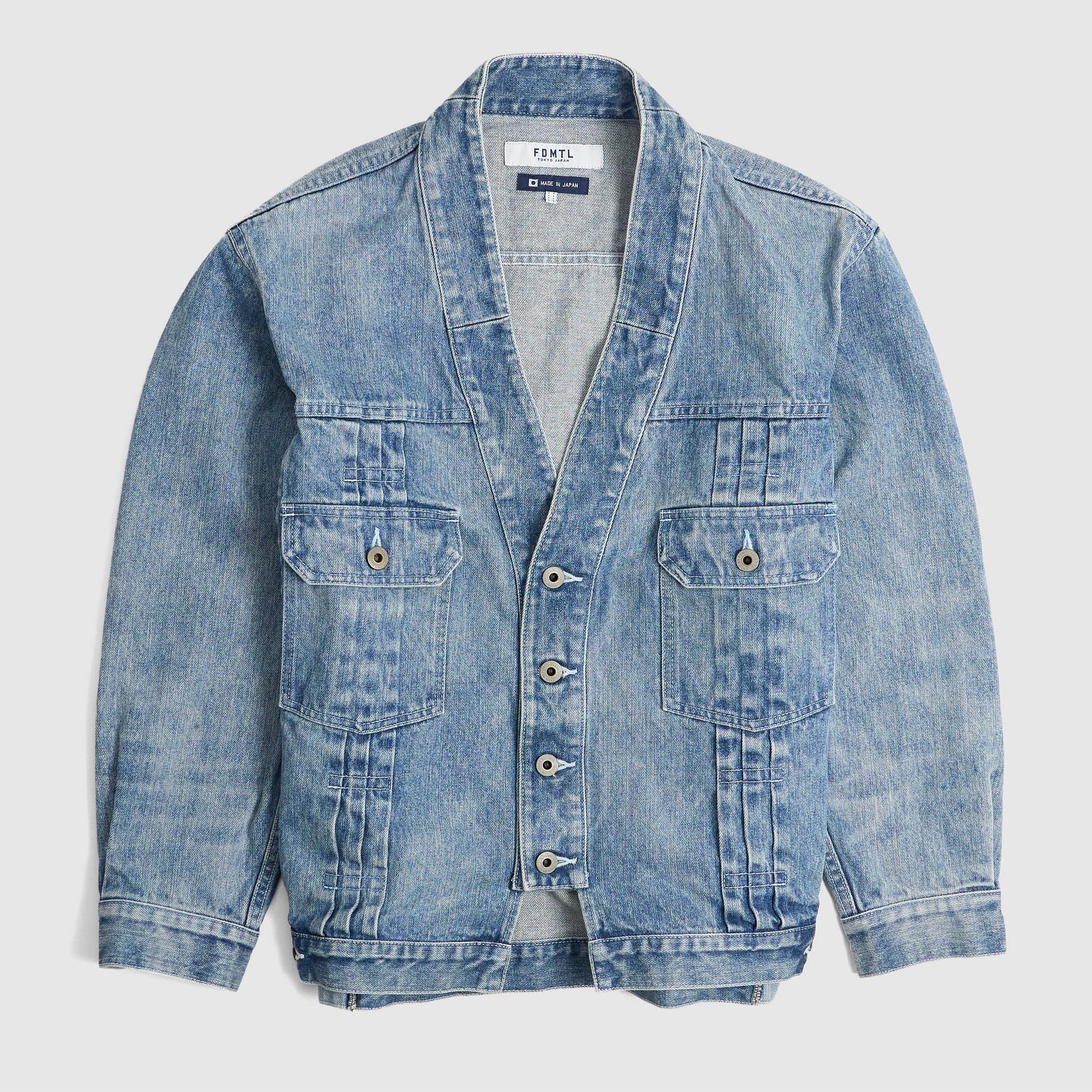 Haori Flare 3 Year Wash Denim Jacket