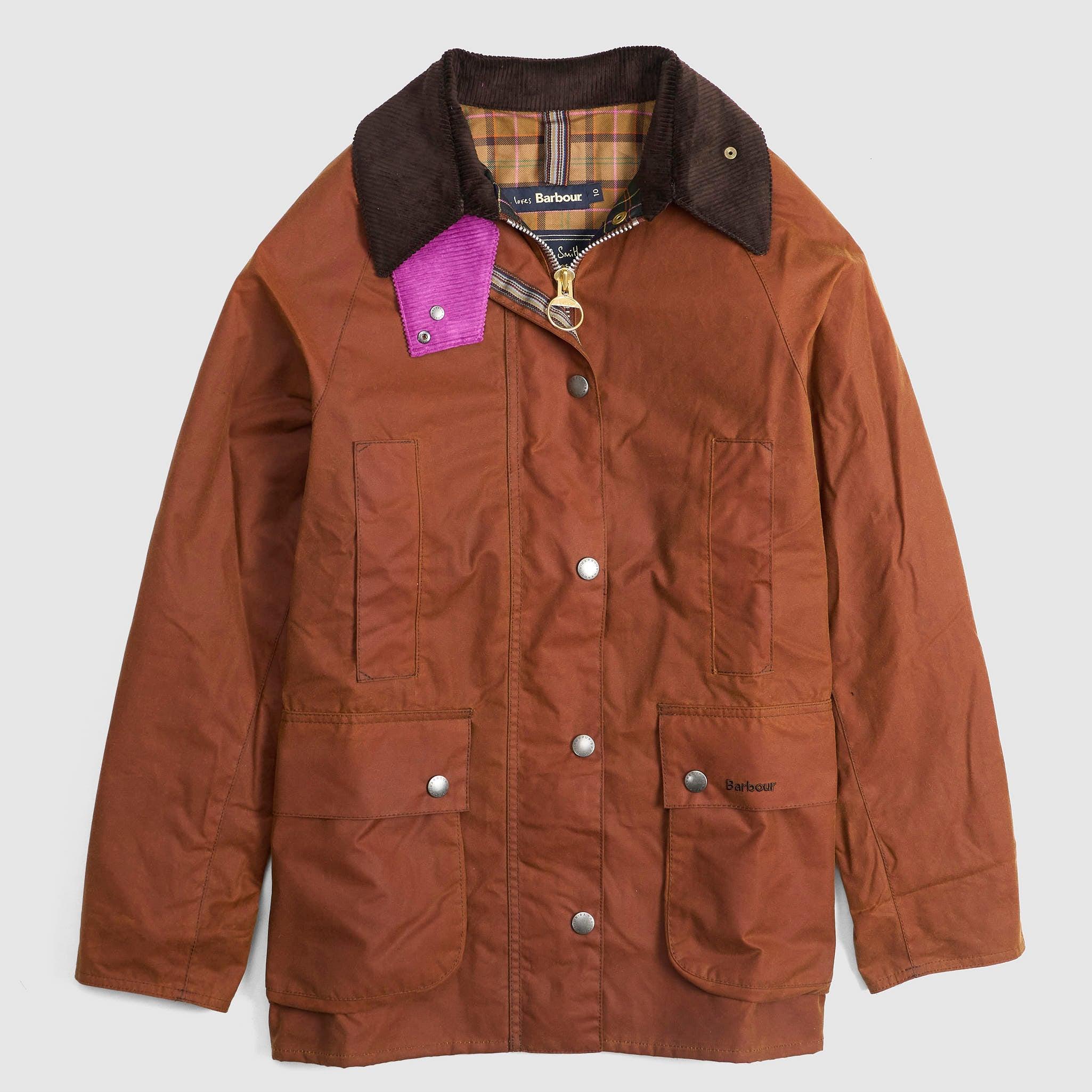 x Paul Smith Ladies Modern Beaufort Wax-Jacket