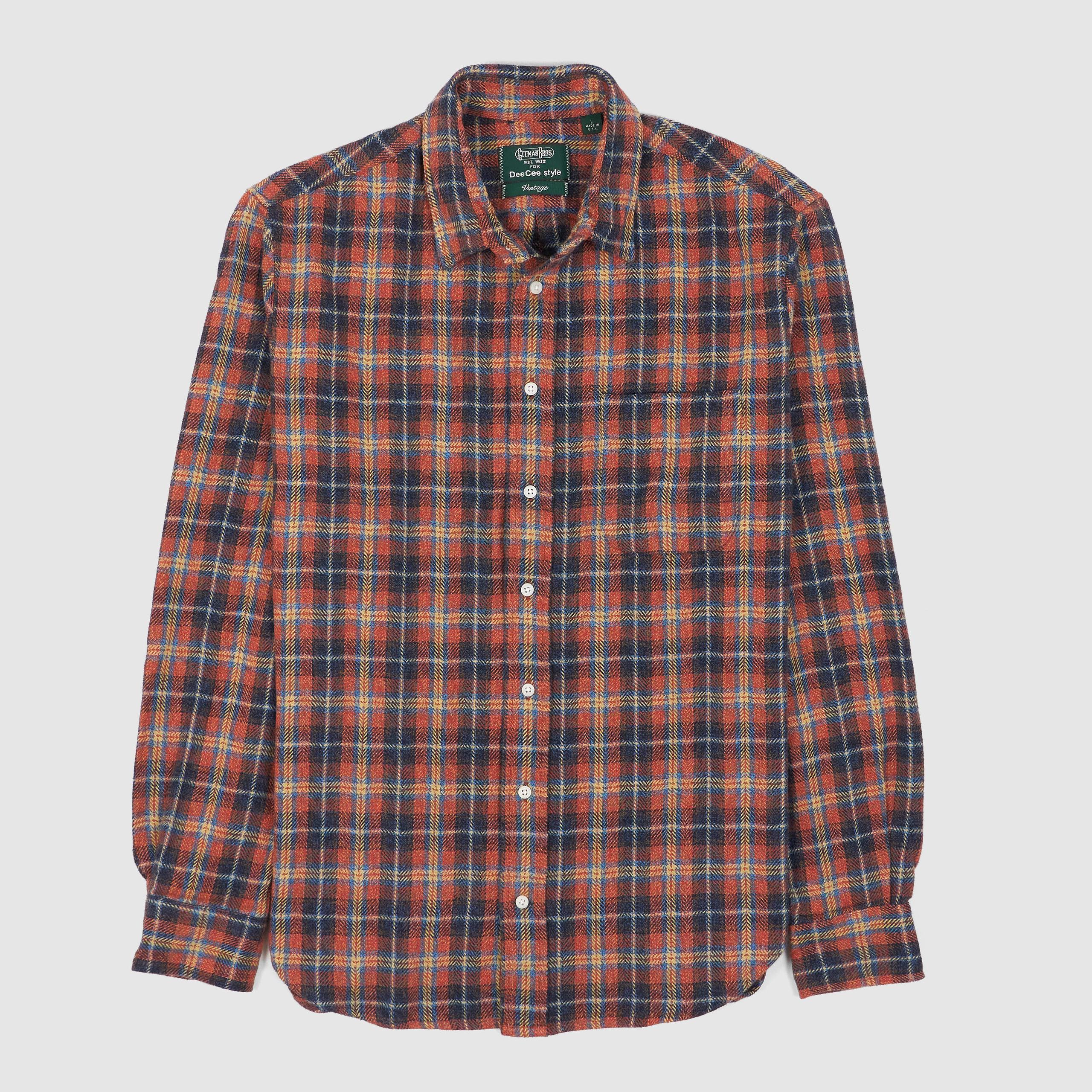 Herringbone Slub Check Shirt