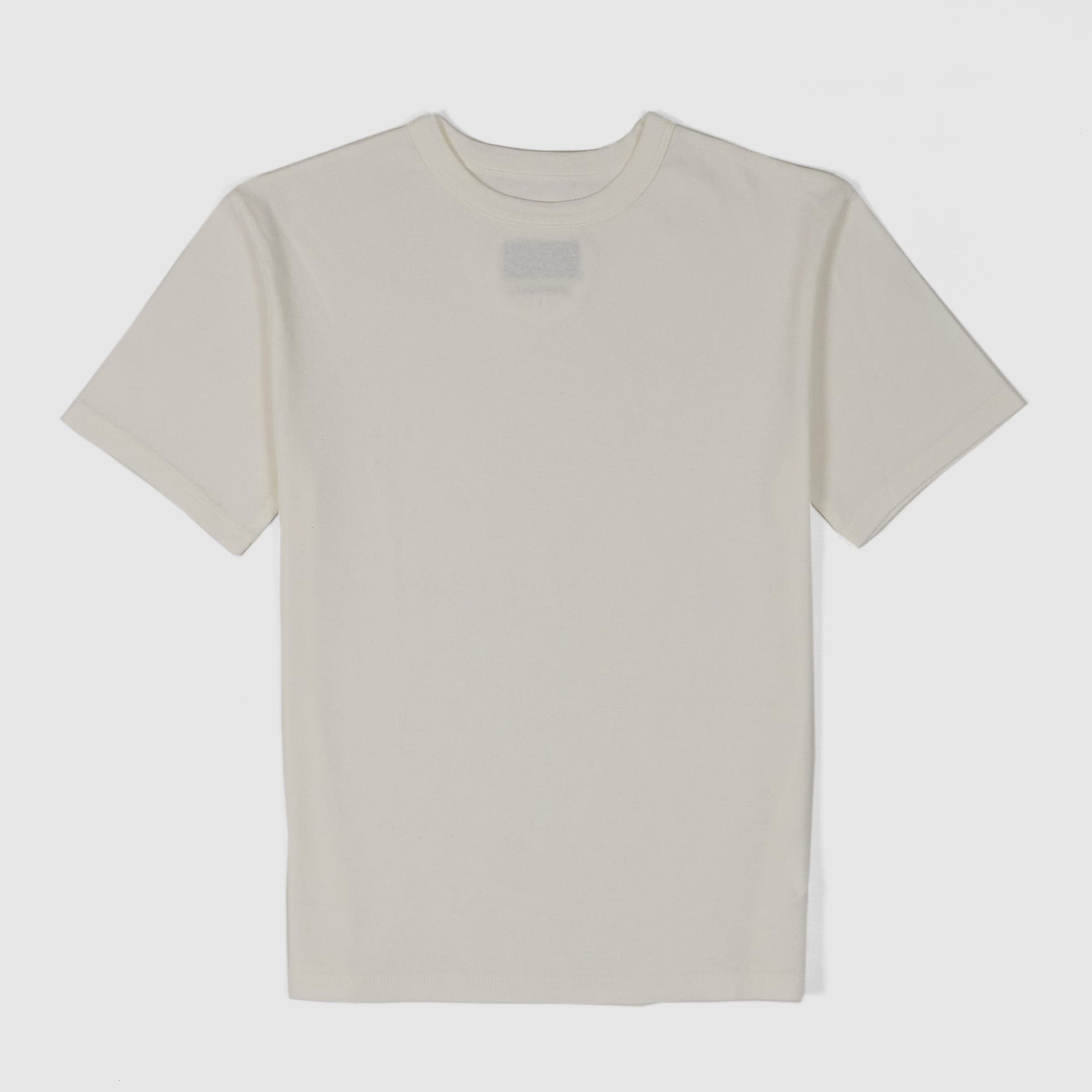 Short Sleeve Crew Neck Soft Fraise T-Shirt