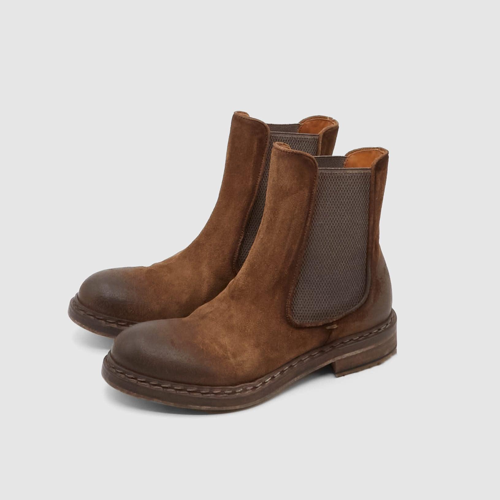 Ladies Roughout Suede Chelsea Boot