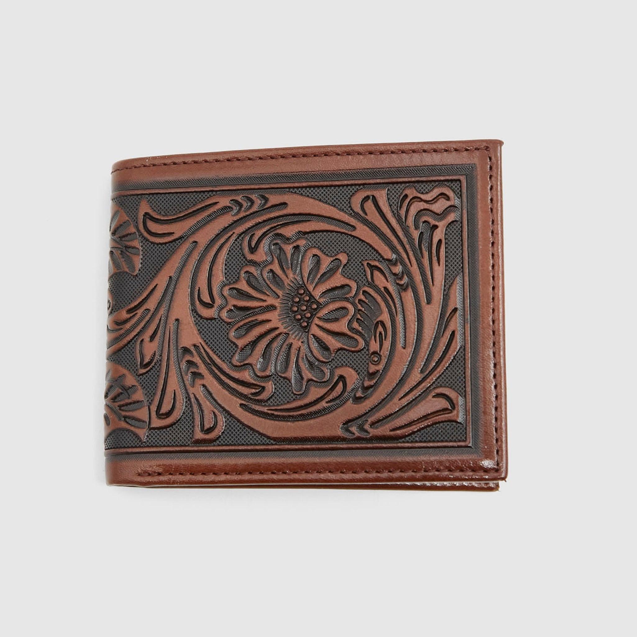 Tooled Leather Wallet