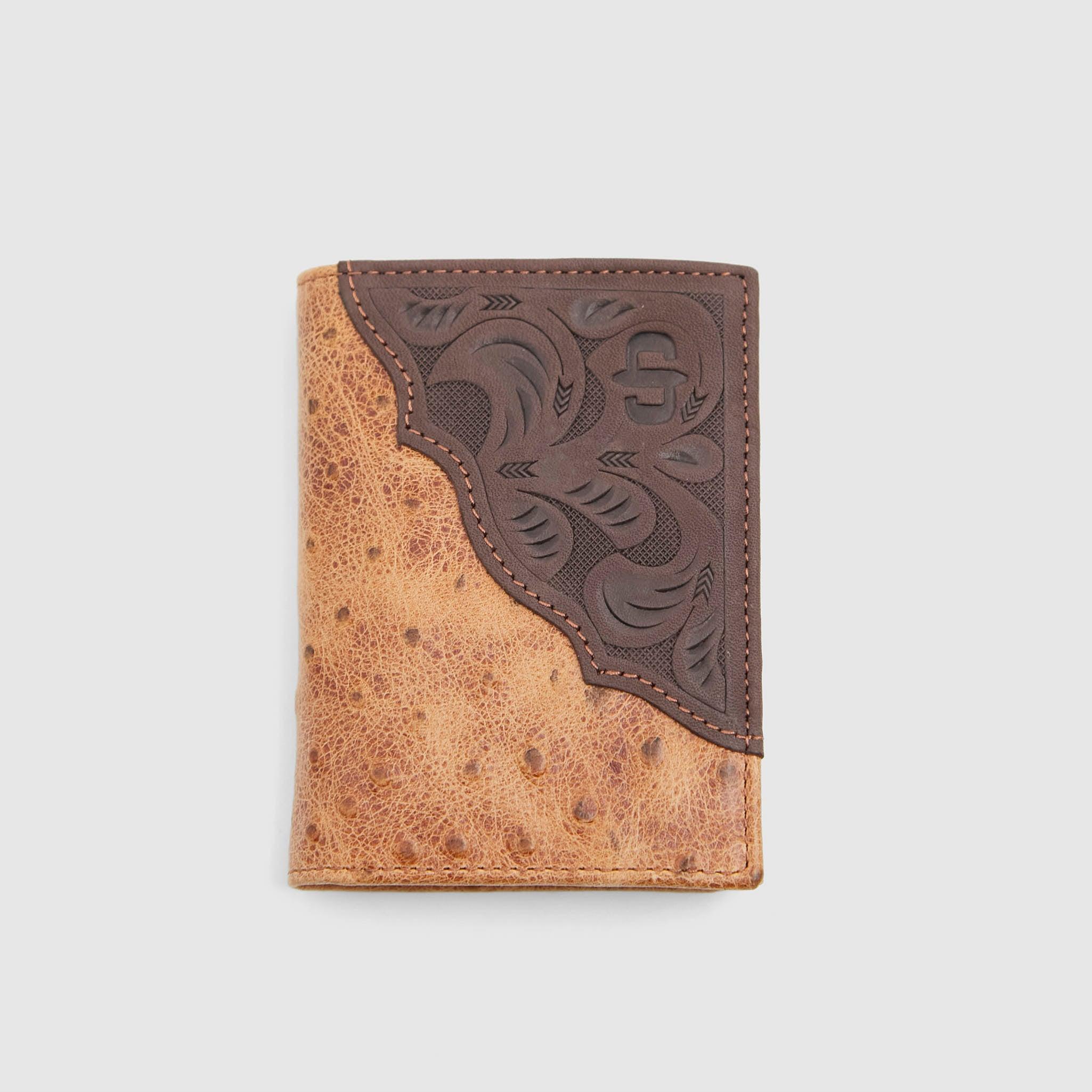 Embossed Leather Wallet