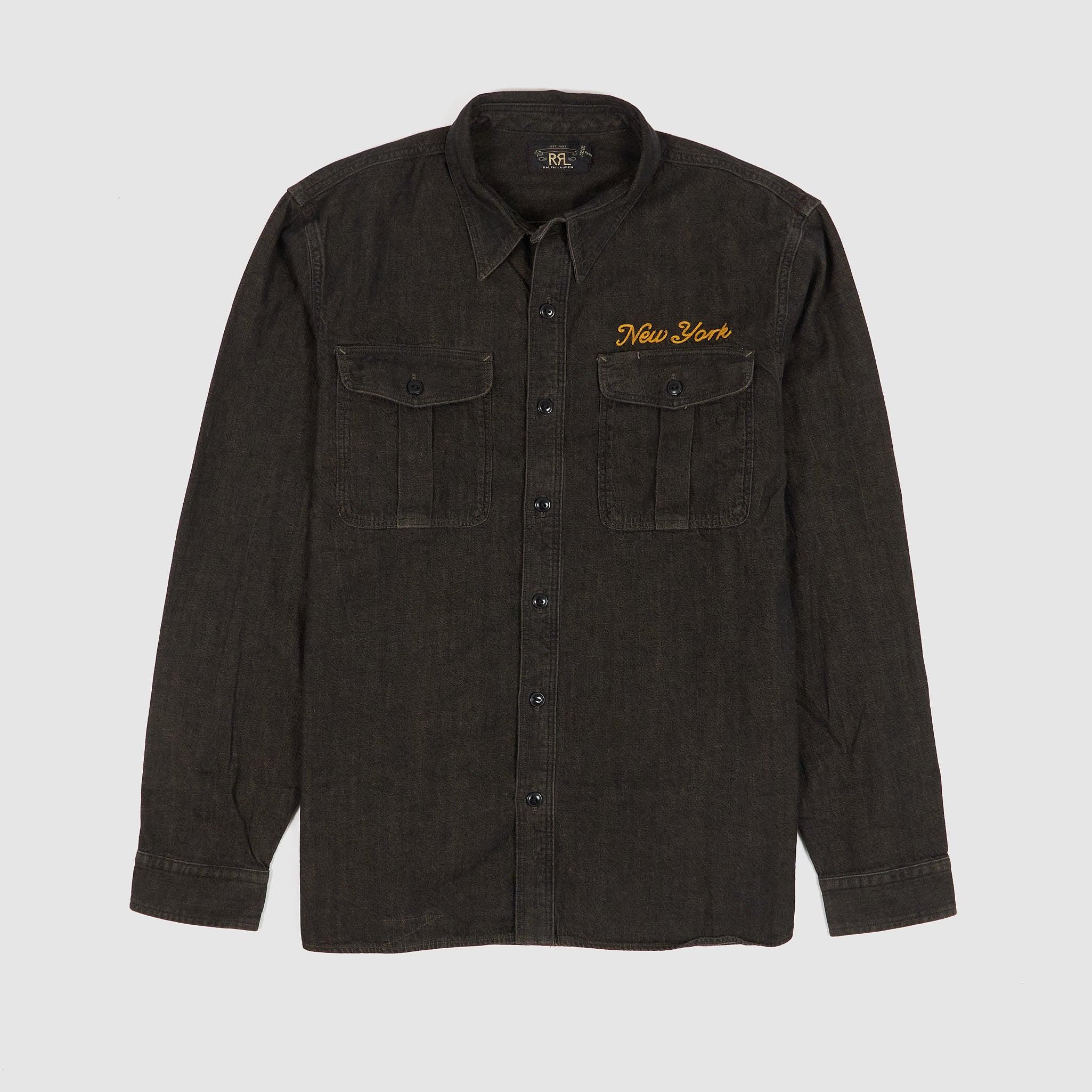 Embroidered Denim Workshirt