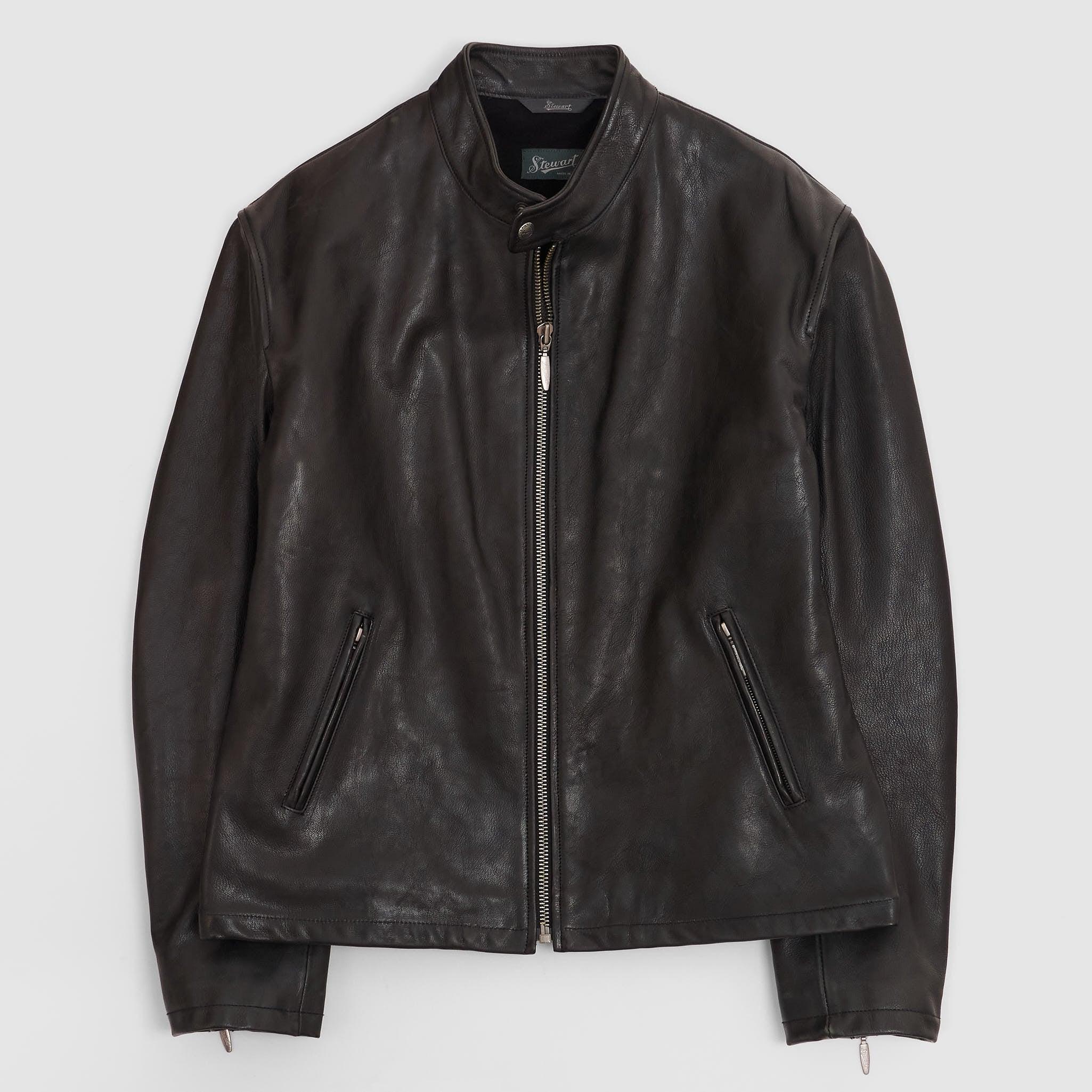 Cafe Racer Leather Jacket