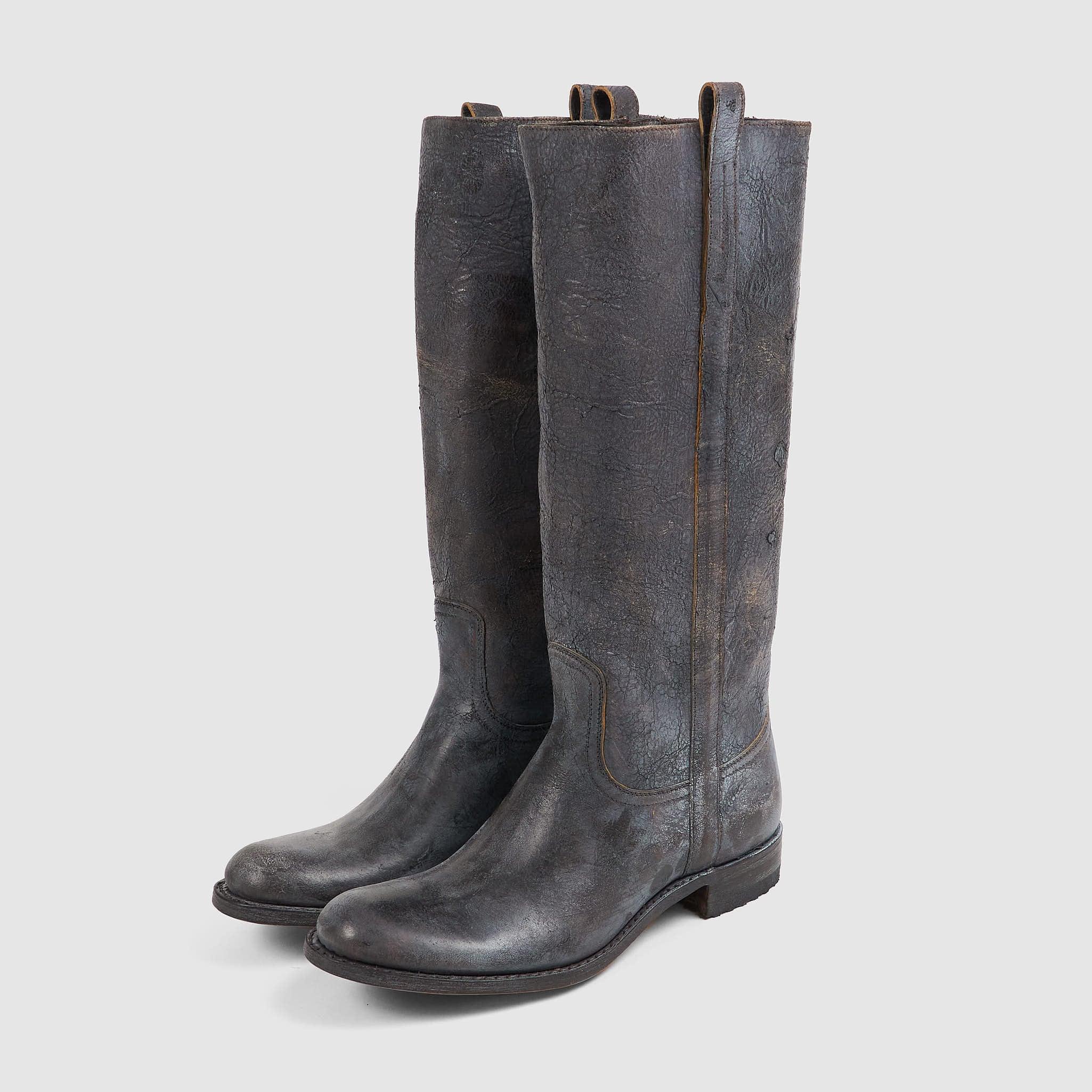 Ladies Antique Leather Western Boot