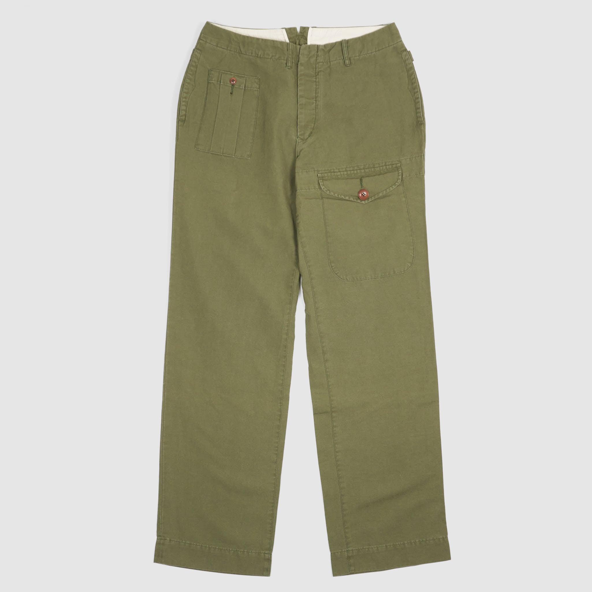 Haver Sack Linen/Cotton Military Cargo Chino Pants