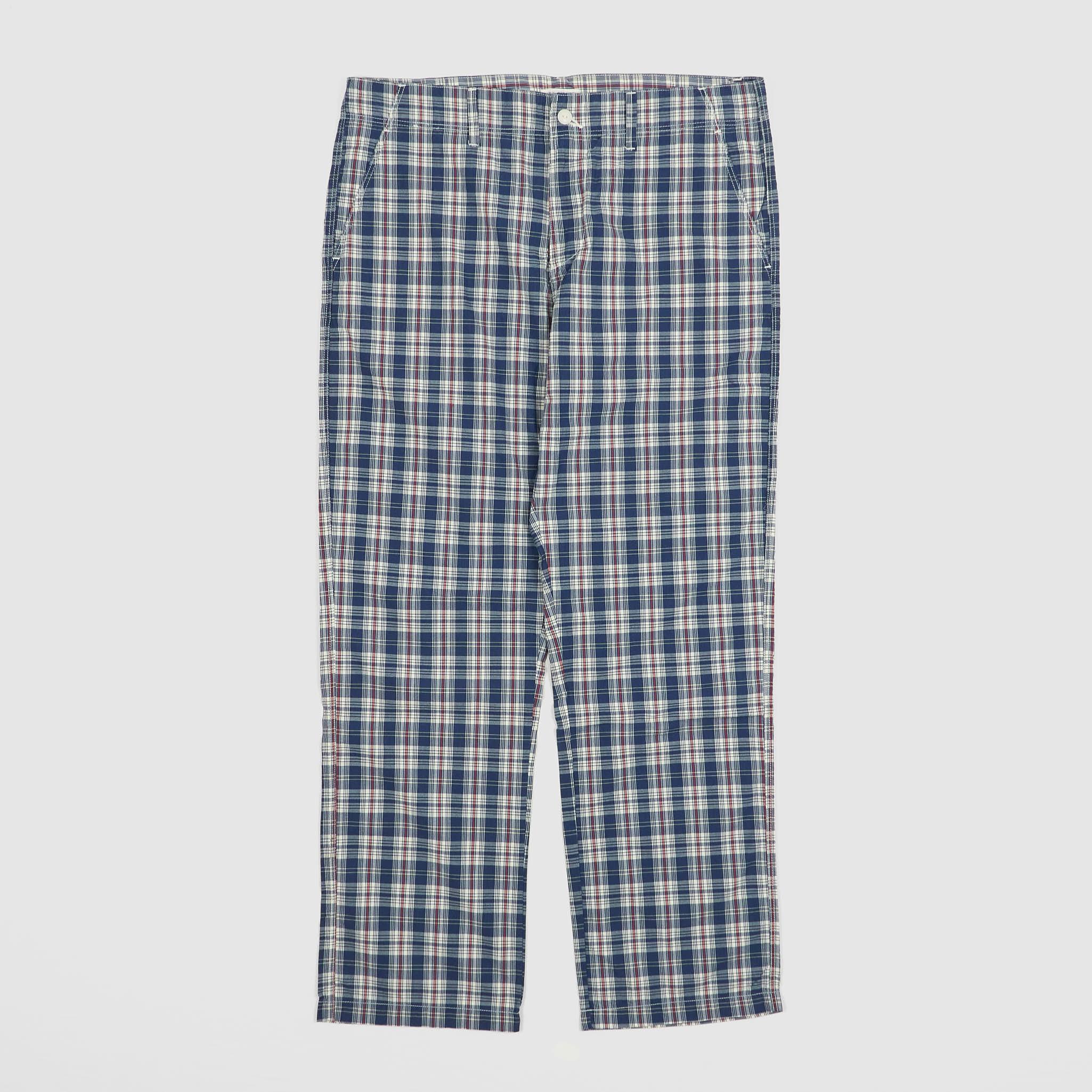 Indigo Plaid Pant