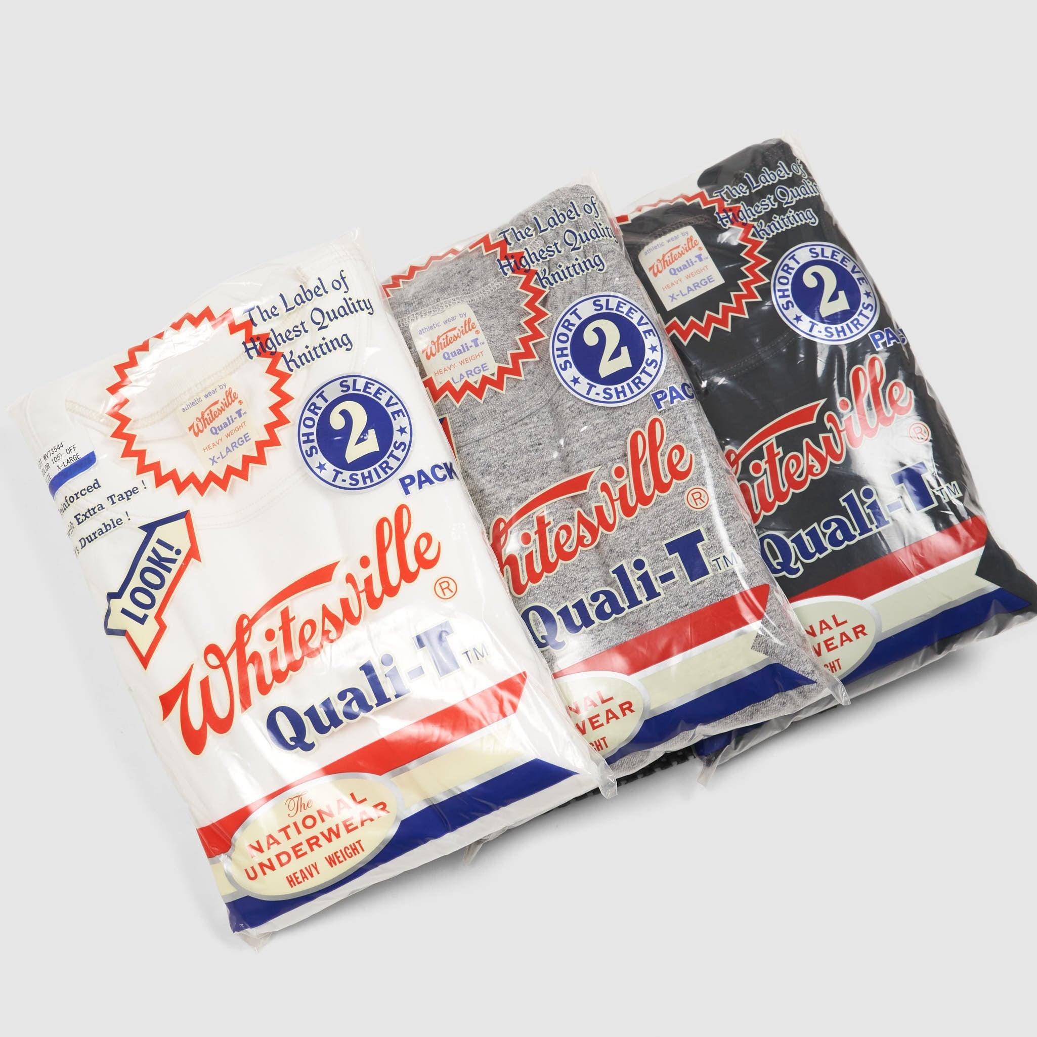 Quali-T Double Pack Basic Crew Neck T-Shirts