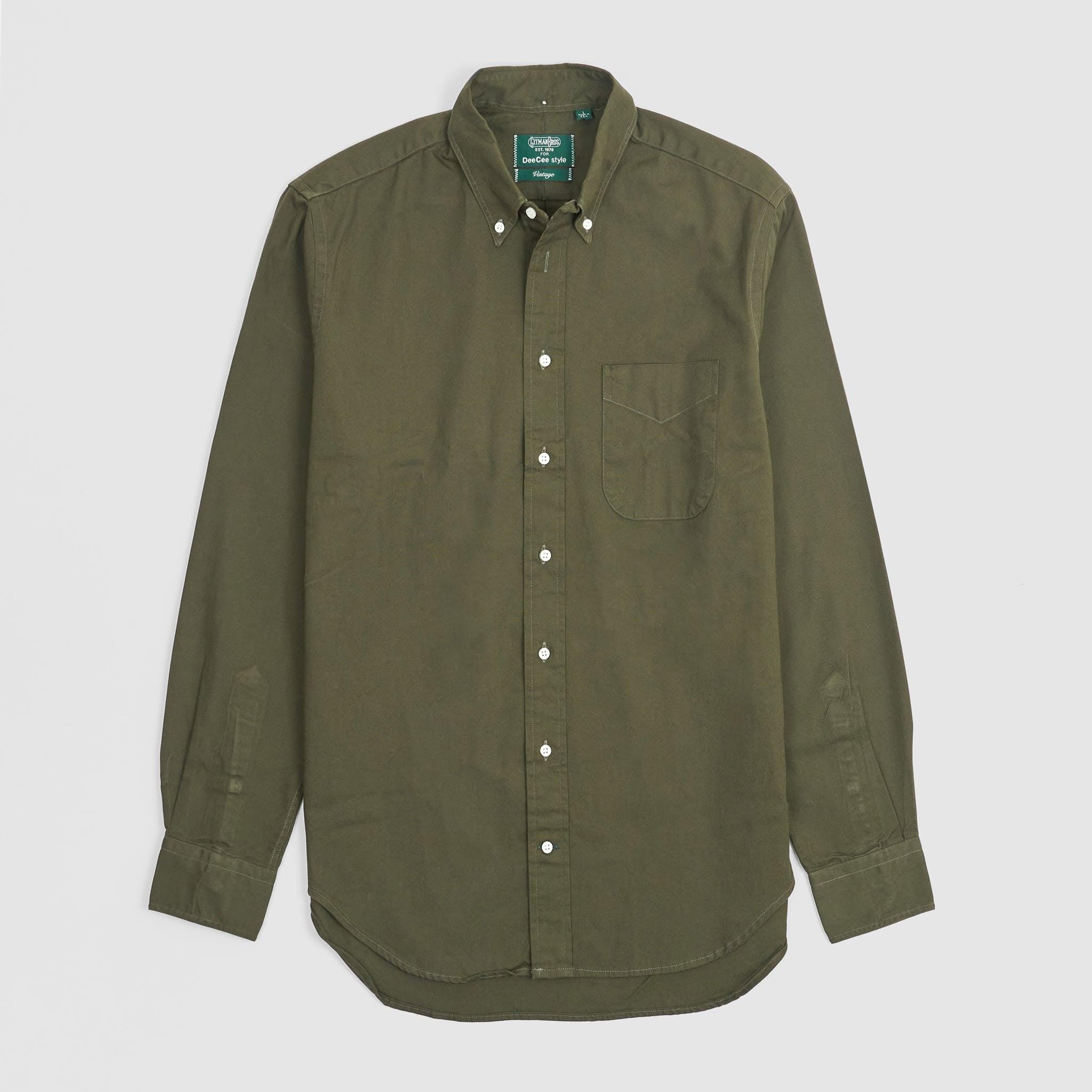 Solid Color Oxford Button Down Shirt