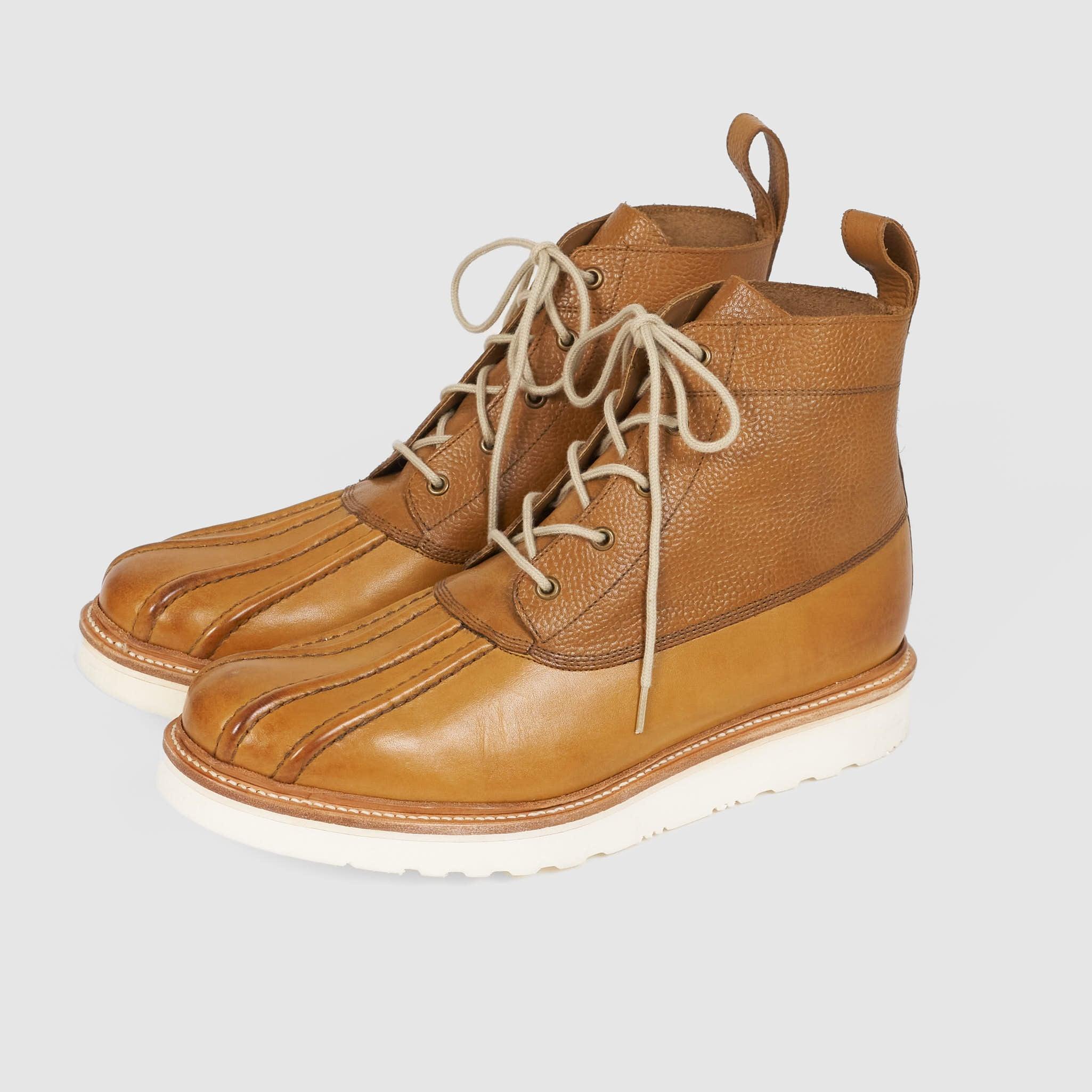 Leather Duck Boots