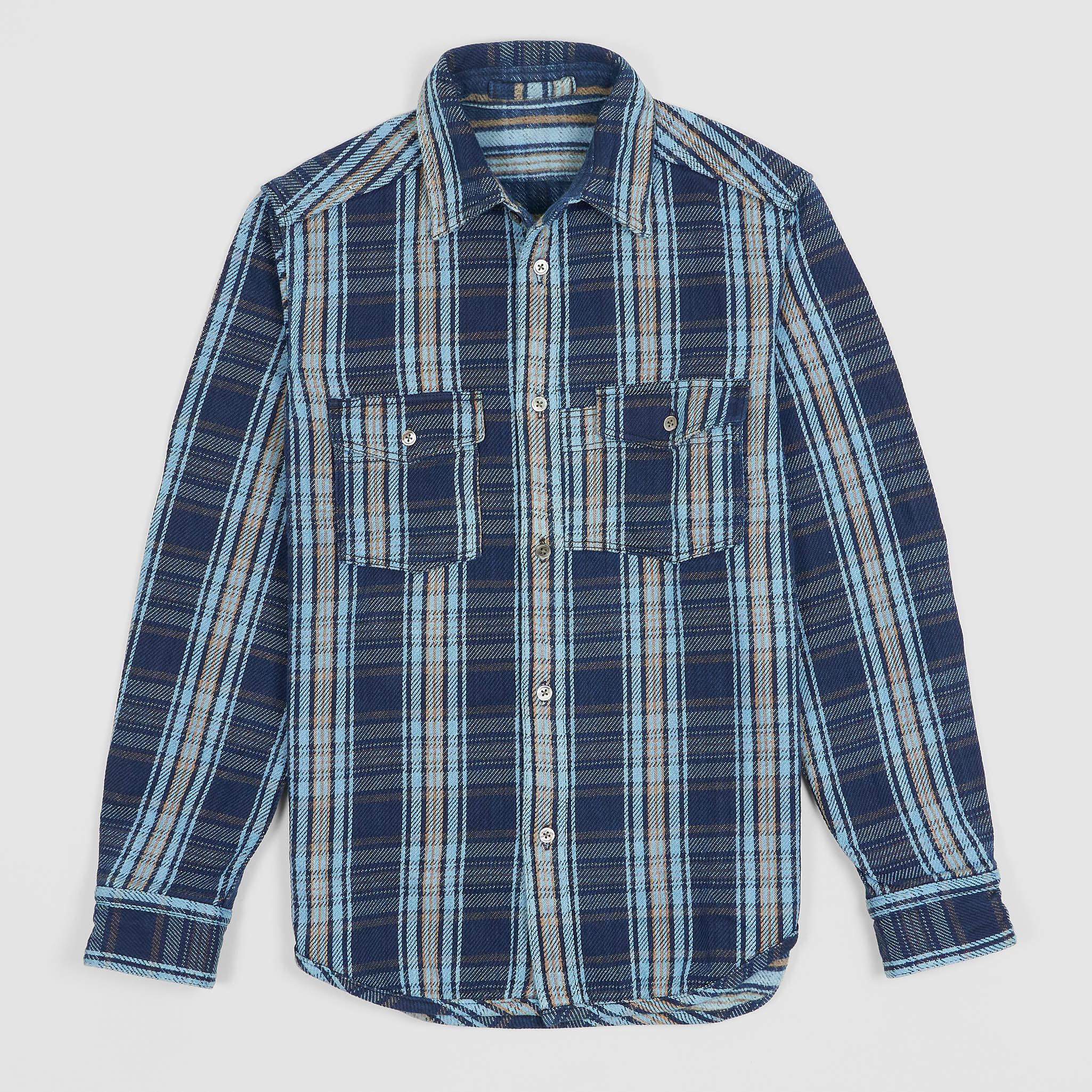 Heavy Plaid Reversible Over Shirt