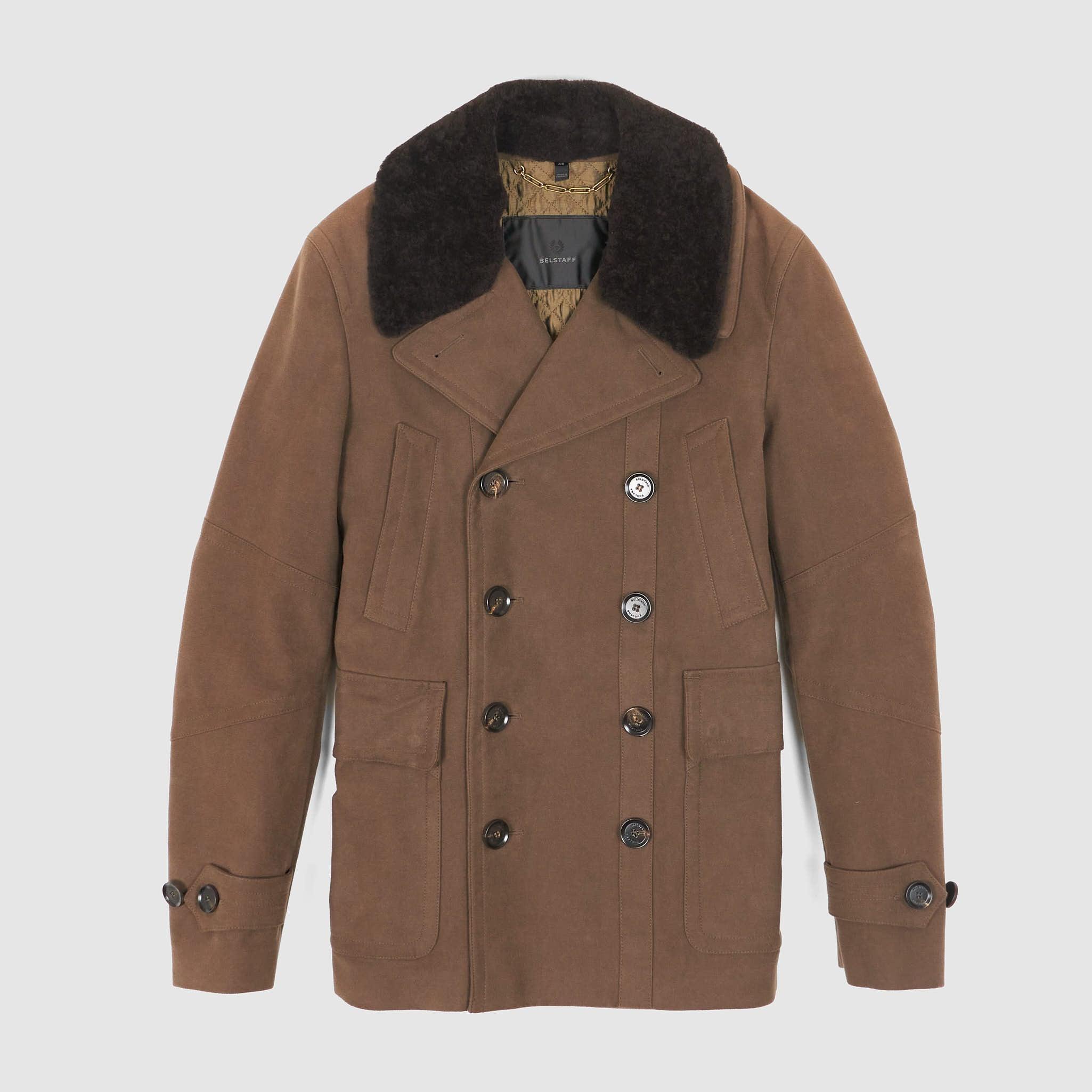 Double-Breasted Moleskin Jacket