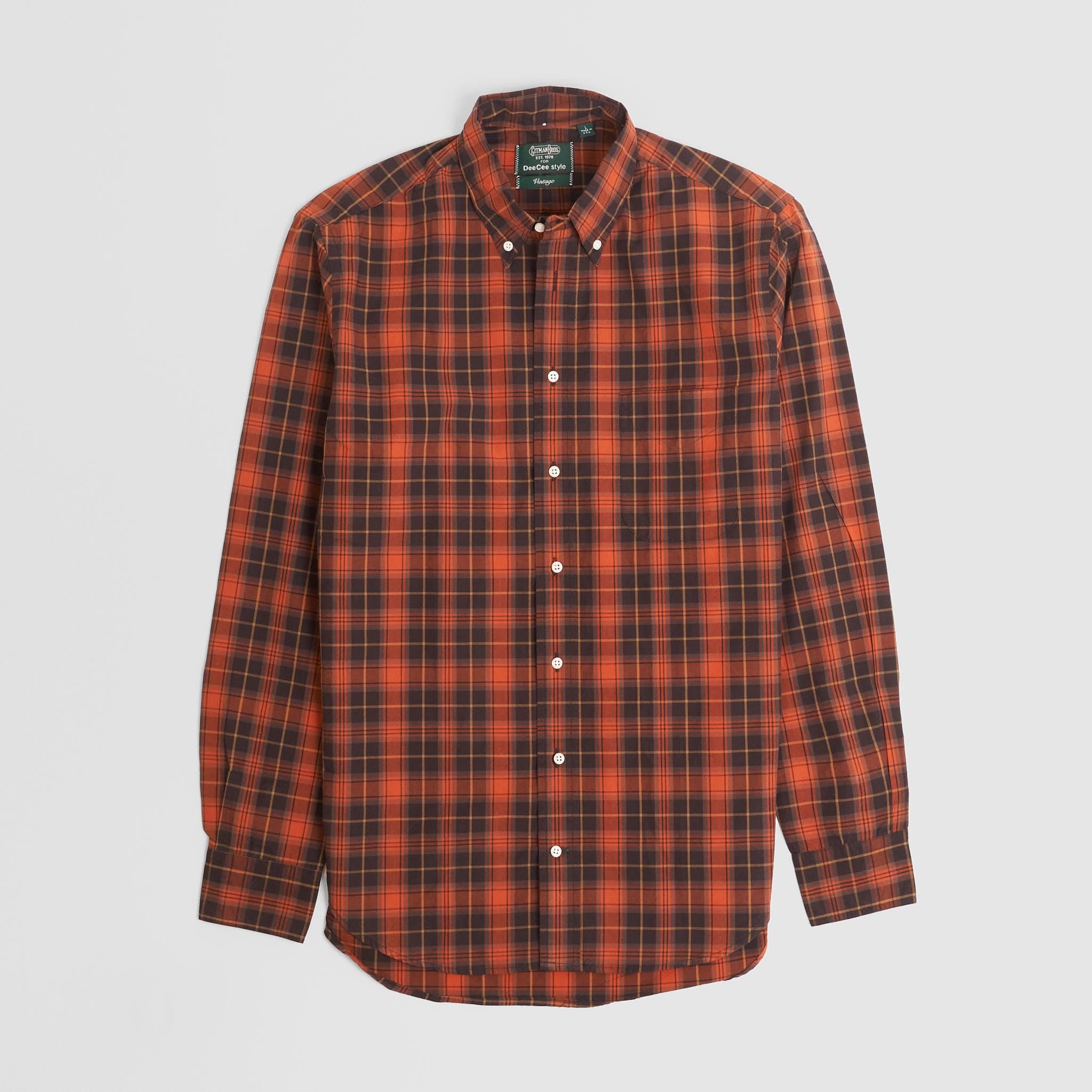 x DeeCee style Button Down Popline Plaid Shirt
