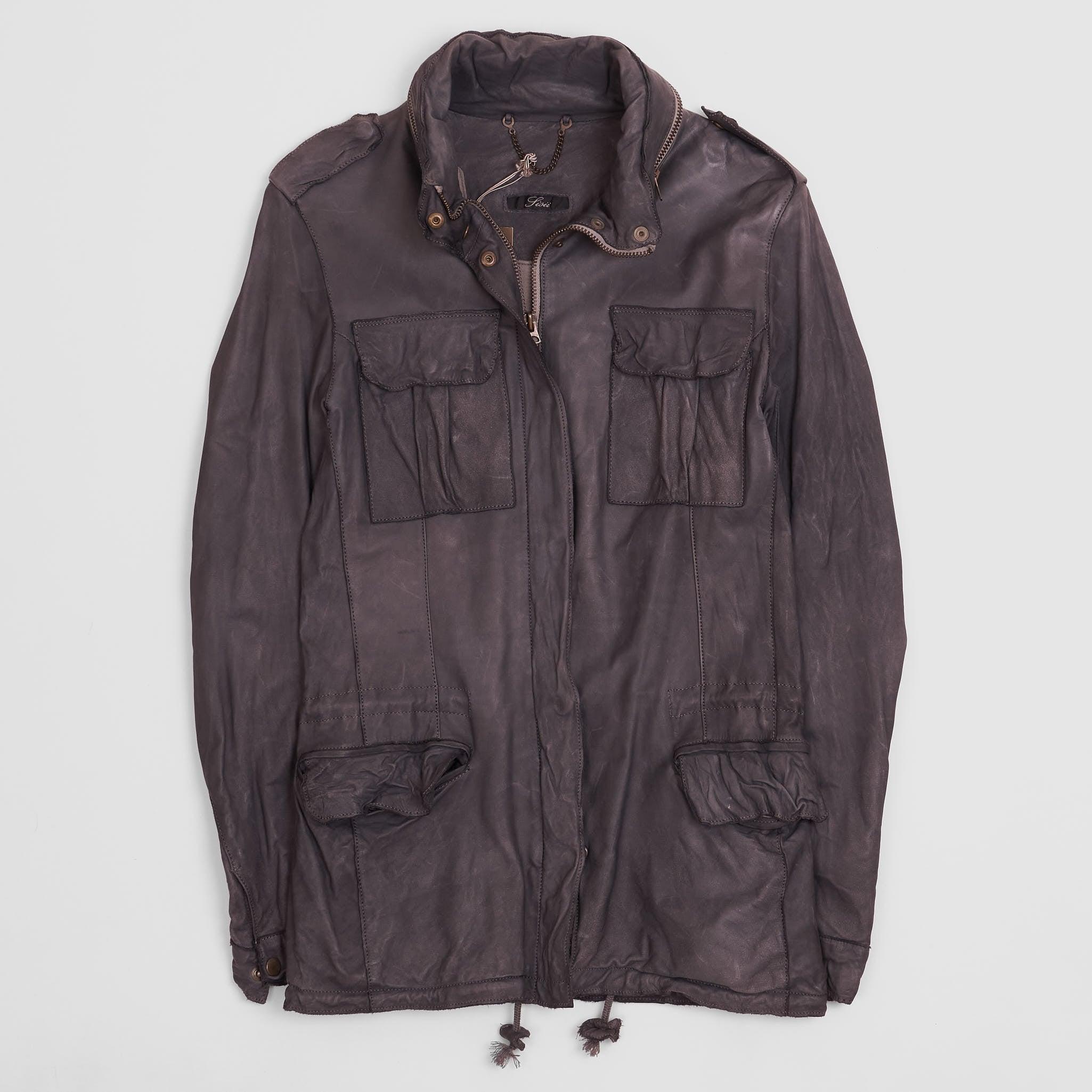Ladies Japan Leather M-65 Short Parka