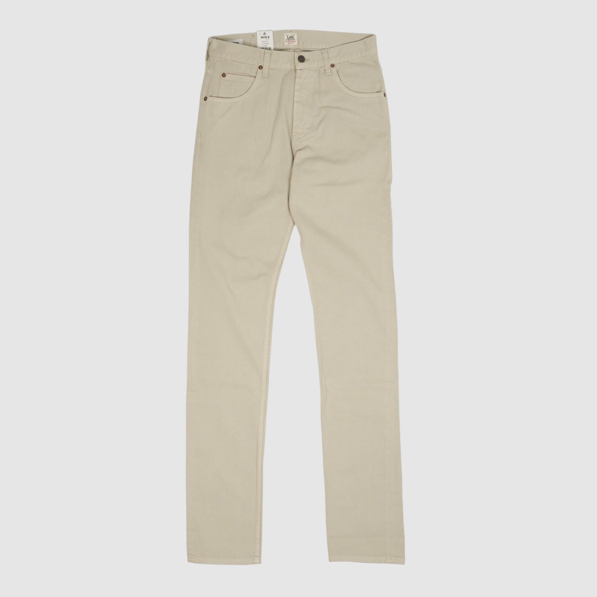 Rider Classic White Satin Jeans
