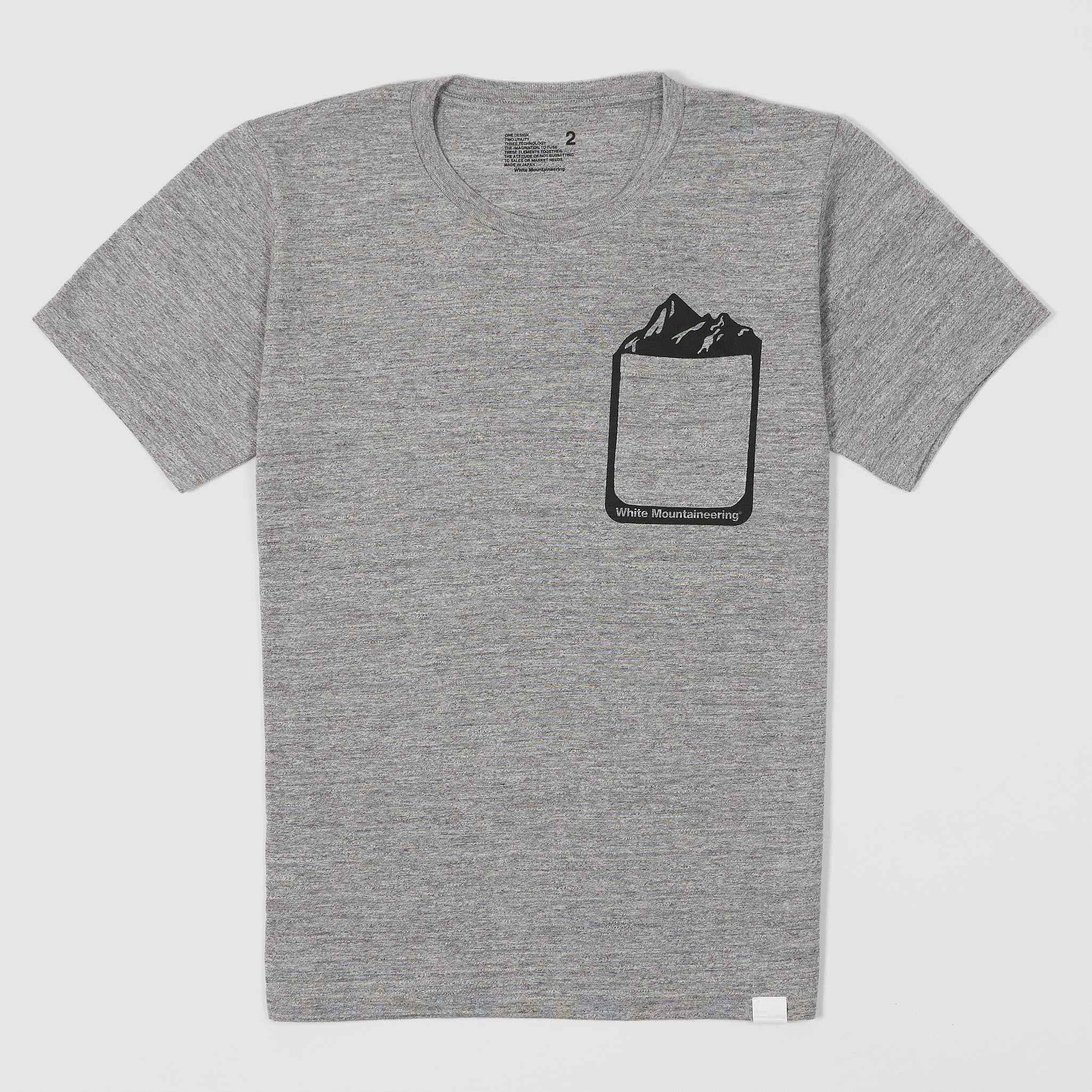 Mountain Pocket Crew Neck Short Sleeve T-Shirt