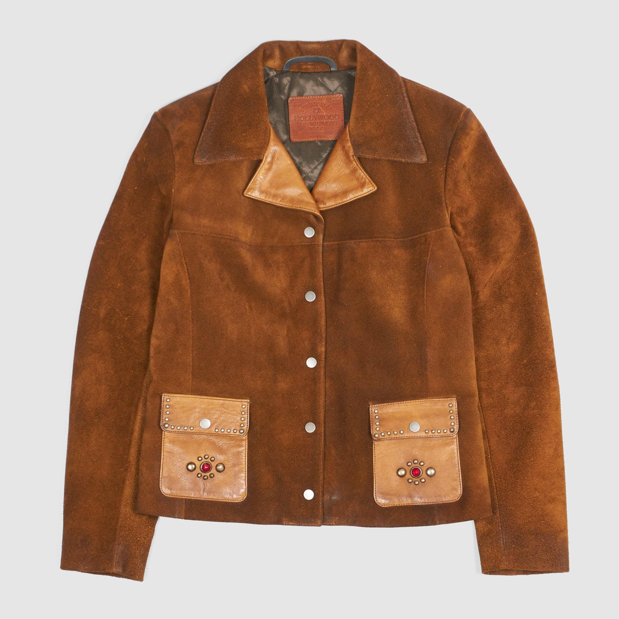 Studs Ladies Leather Jacket