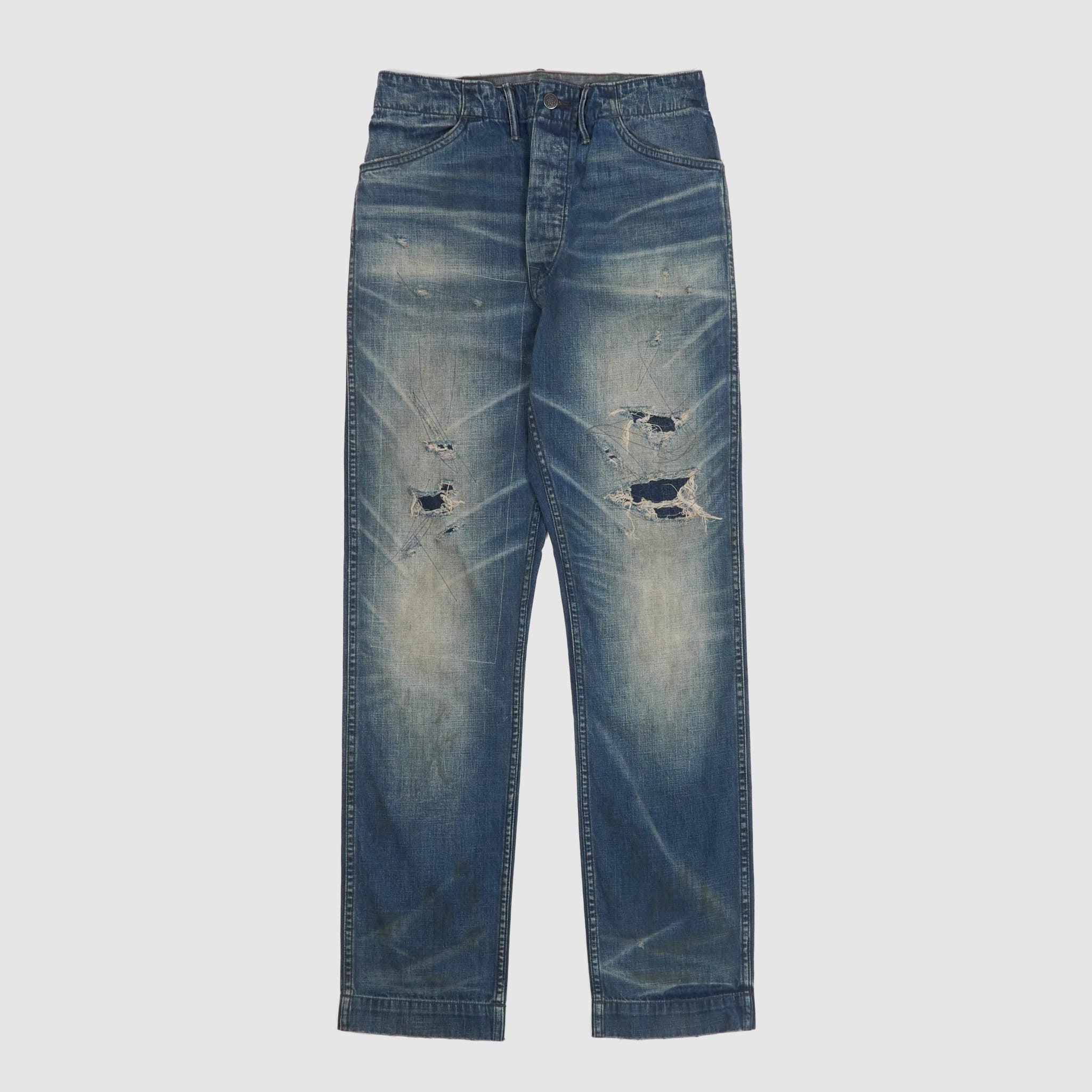 U.S Military Distressed Denim Work Pants