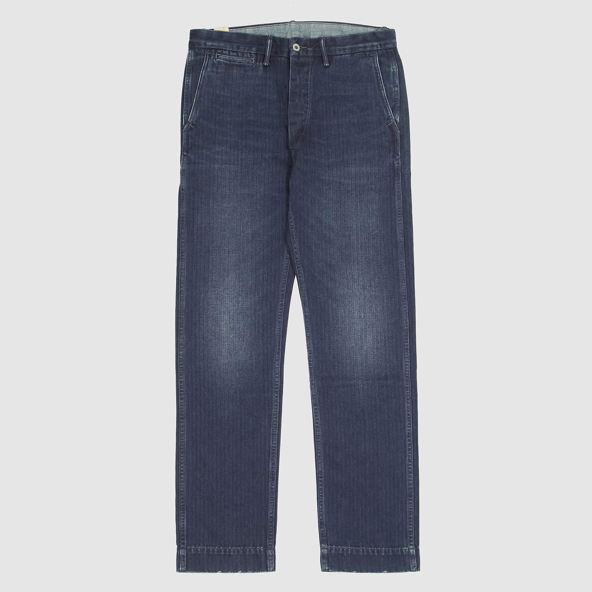 Chino Workpant Herringbone Indigo
