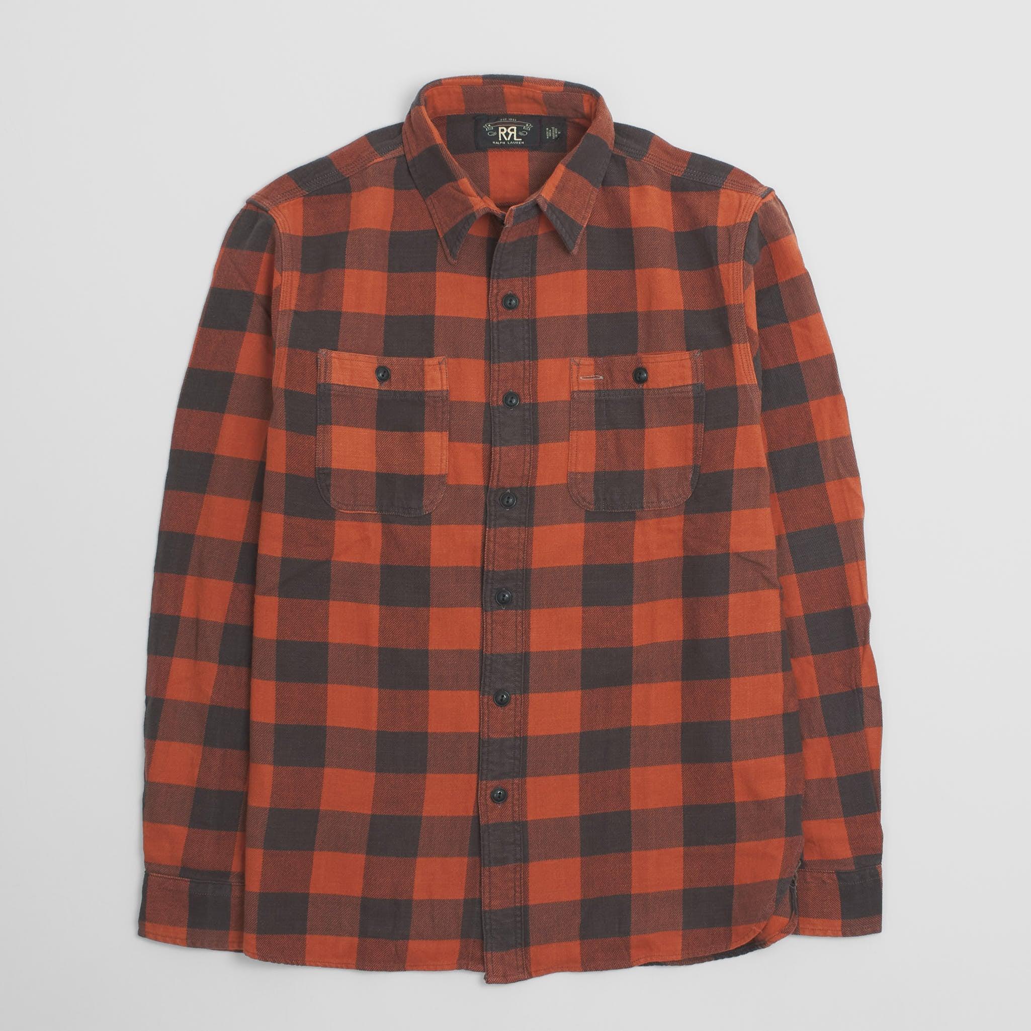 Work  Overshirt Black / Red Check