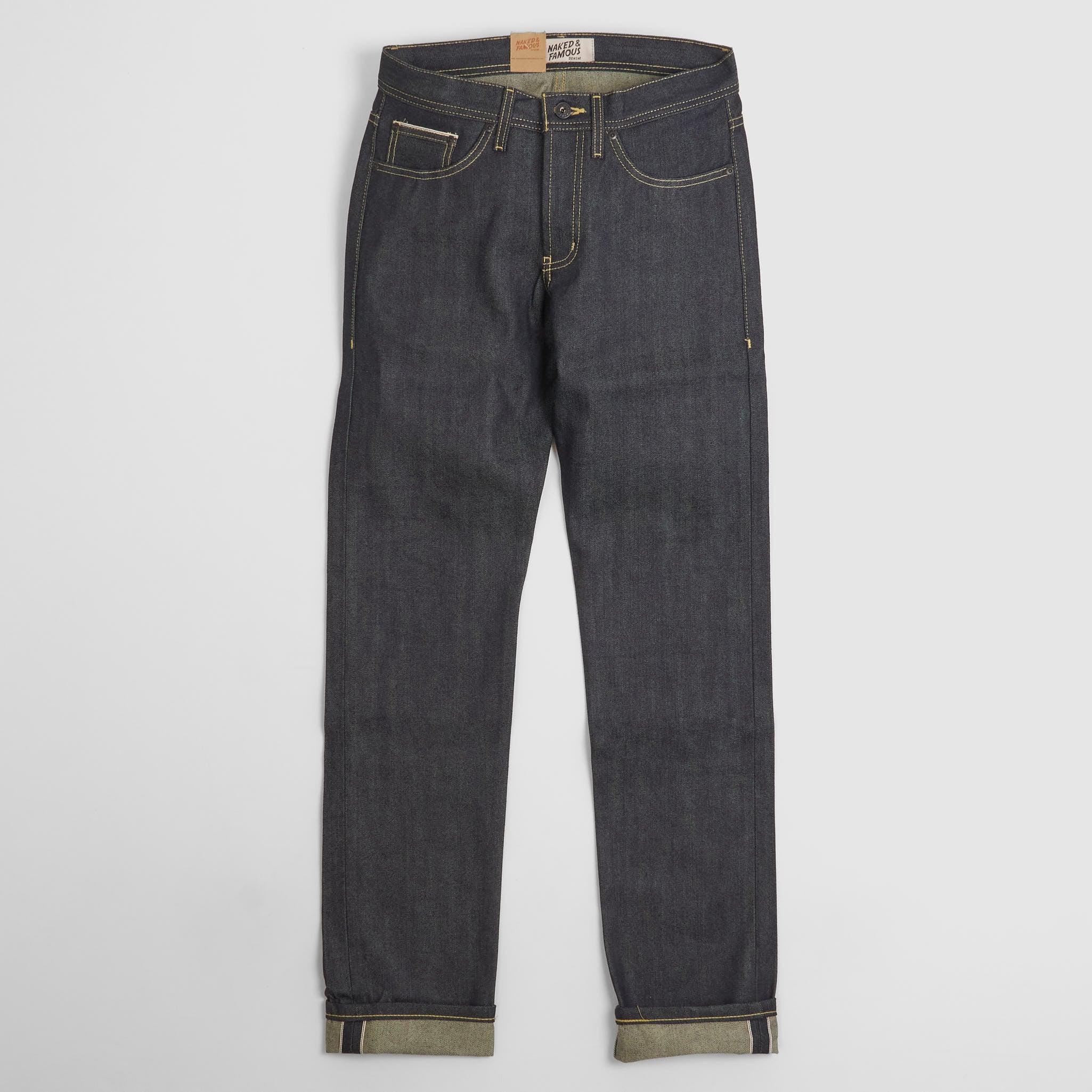 Naked & Famous Guardian Selvage Denim Weird Guy