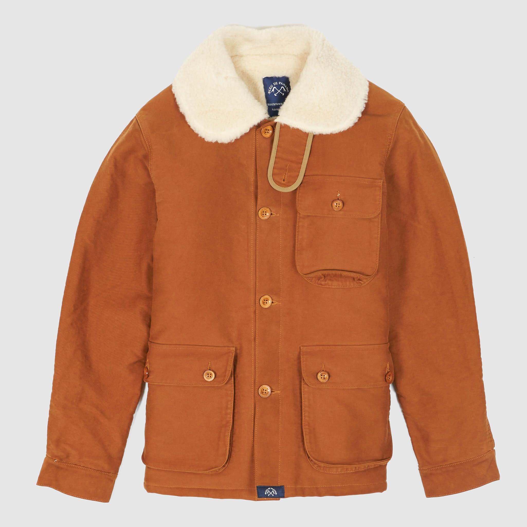 Canvas Shearling Lined Work Jacket