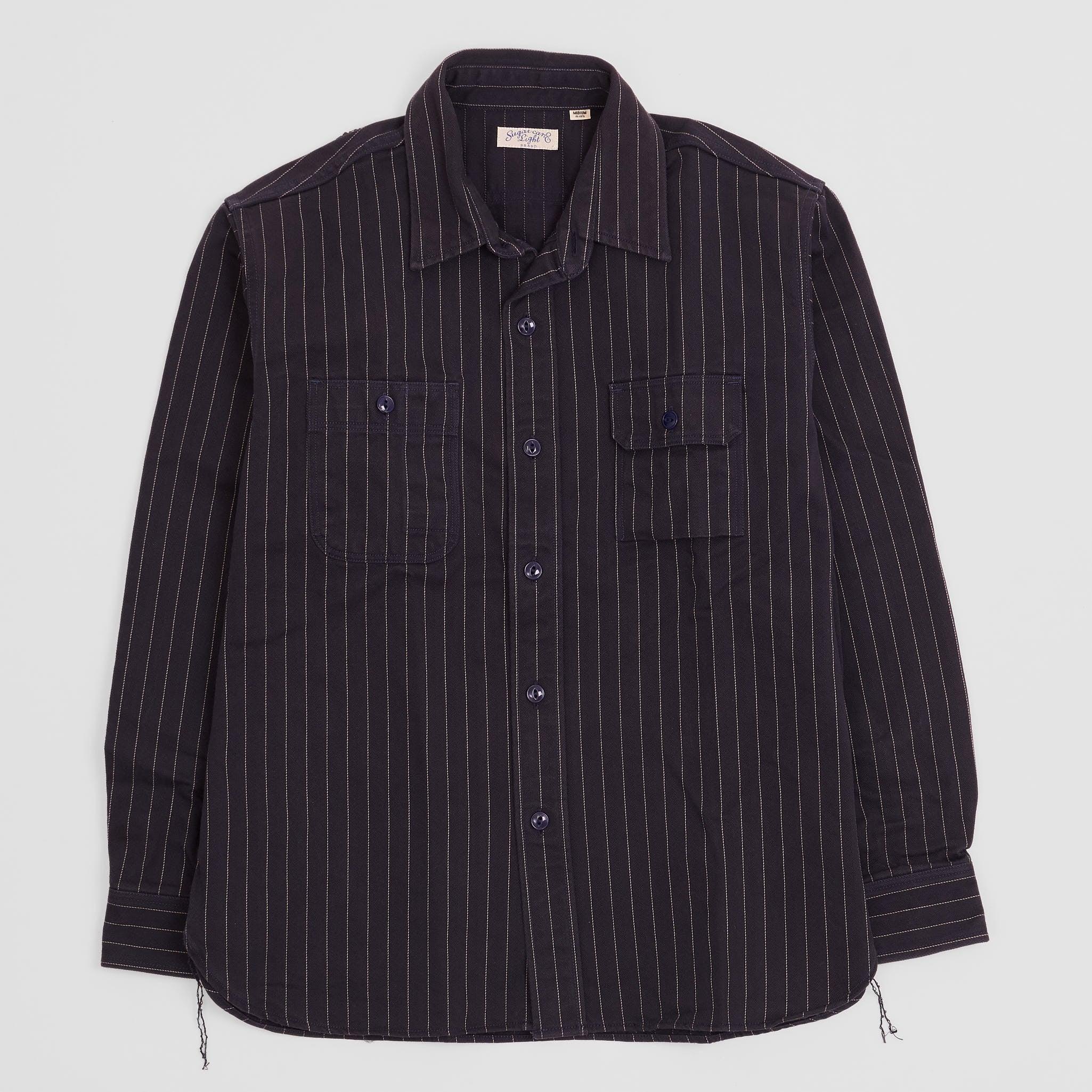 CO. Woven Pinstripe Work Shirt