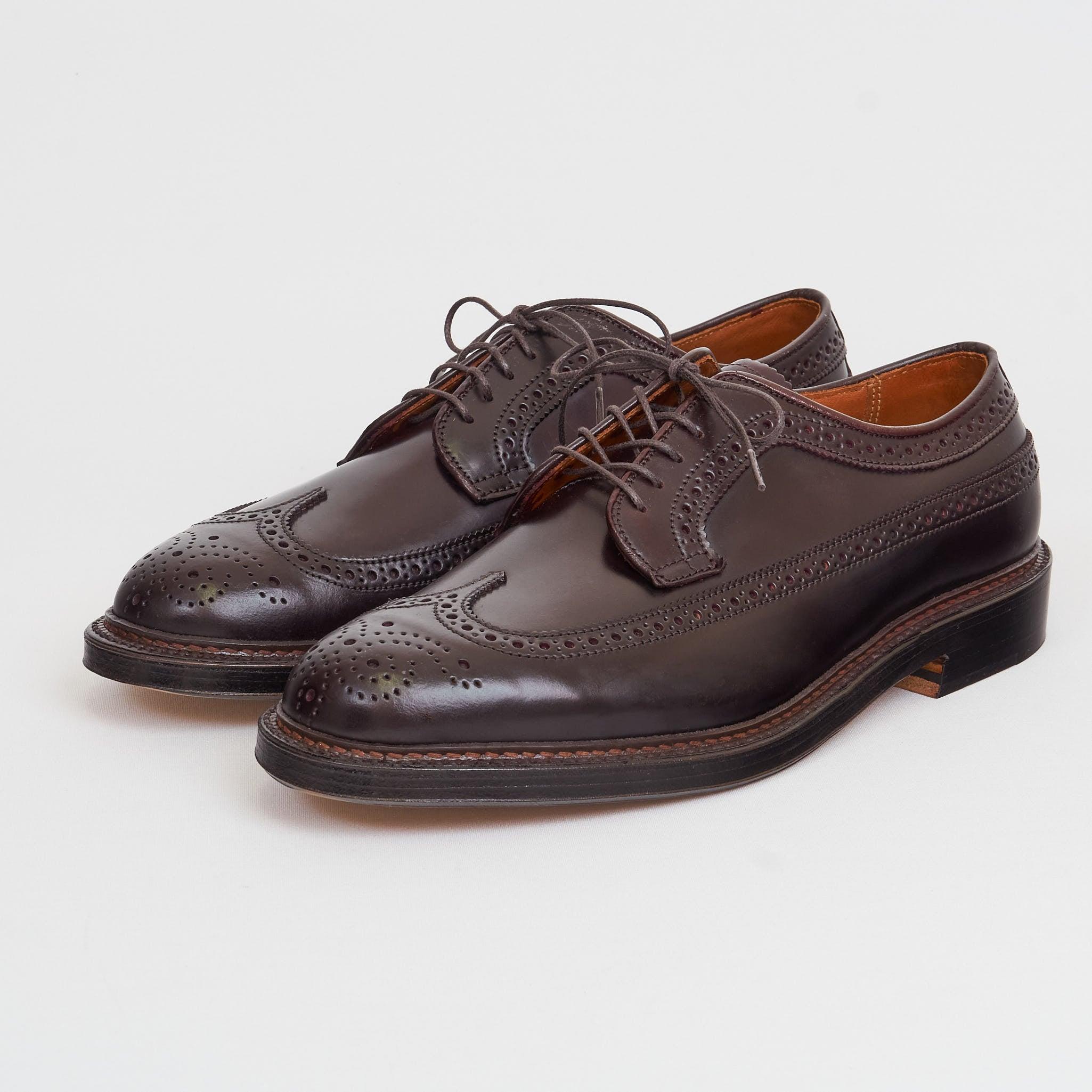 Alden Long Wingtip Blucher Shell Cordovan 975