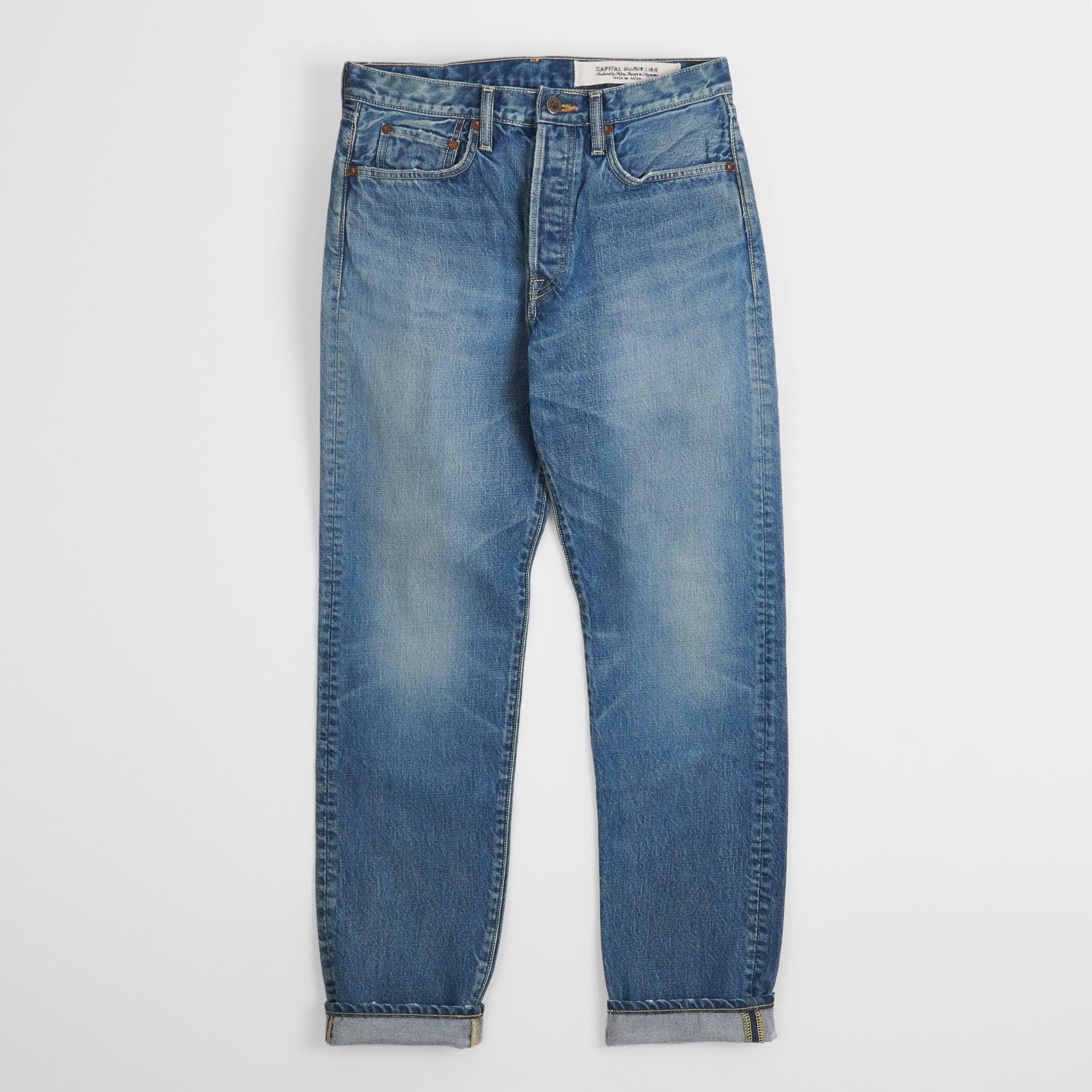 Hard Washed Basic Denim Jeans