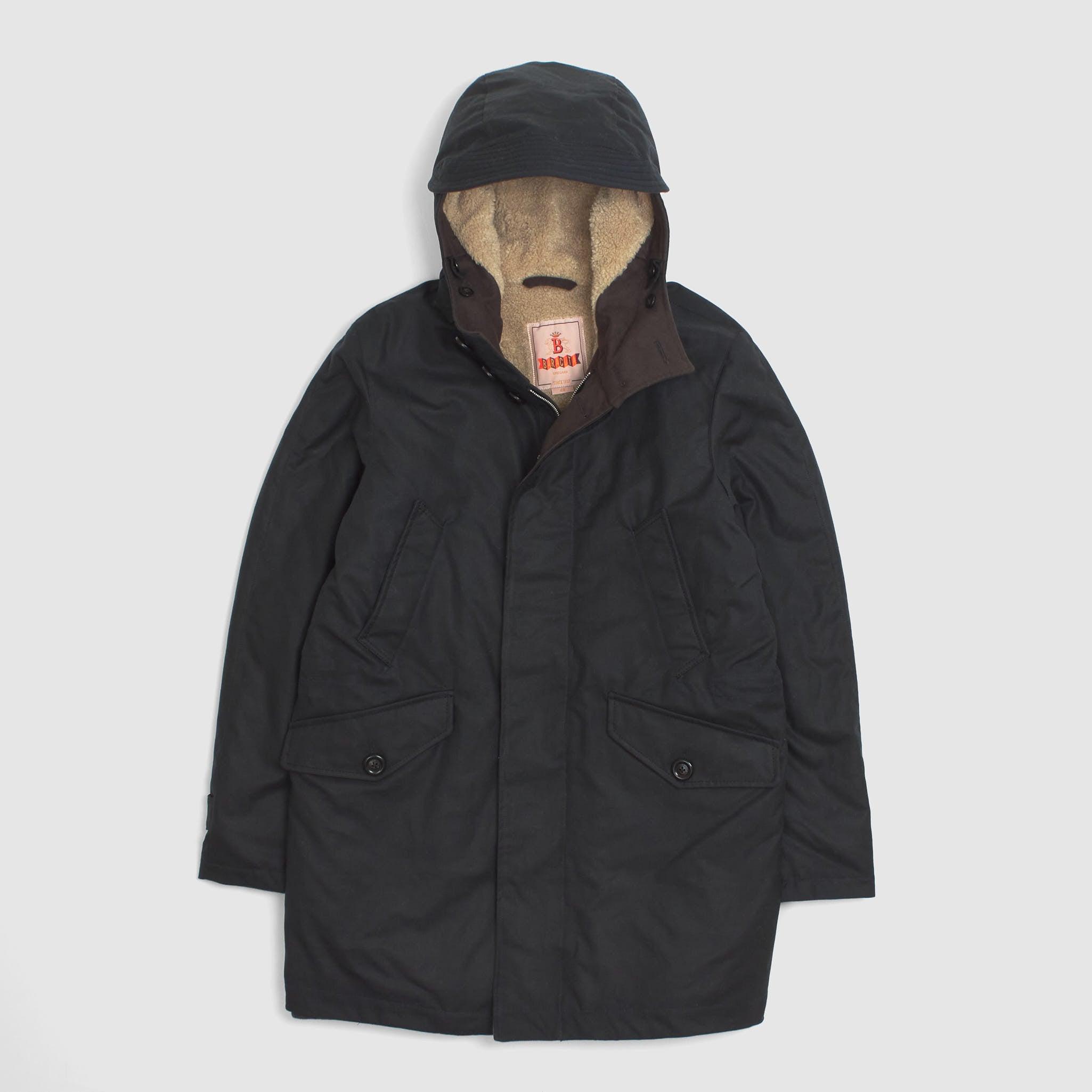 Long Knott Waxed Cotton Parka