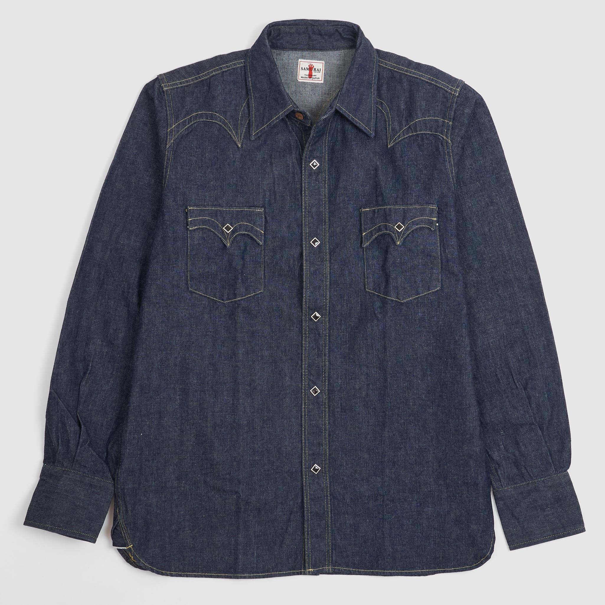 10oz Western style Selvage Denim Jeans Shirt