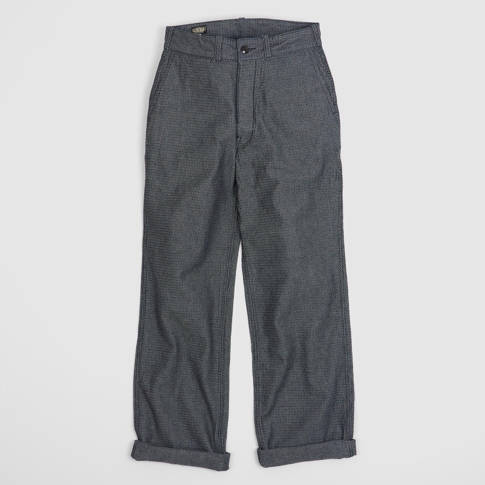 Wide Sashiko Chino Trousers