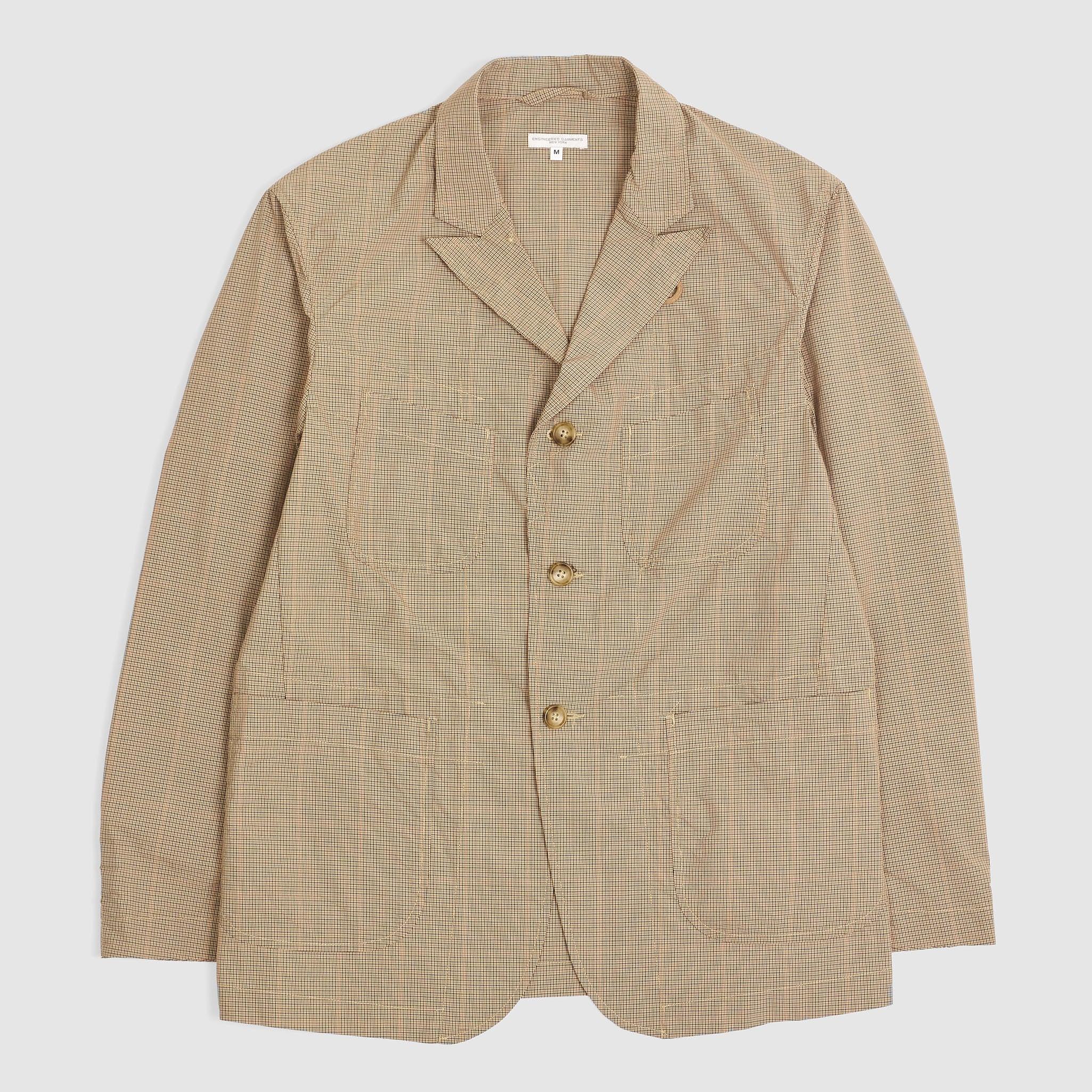 Mini Tattersall Blazer Jacket Khaki