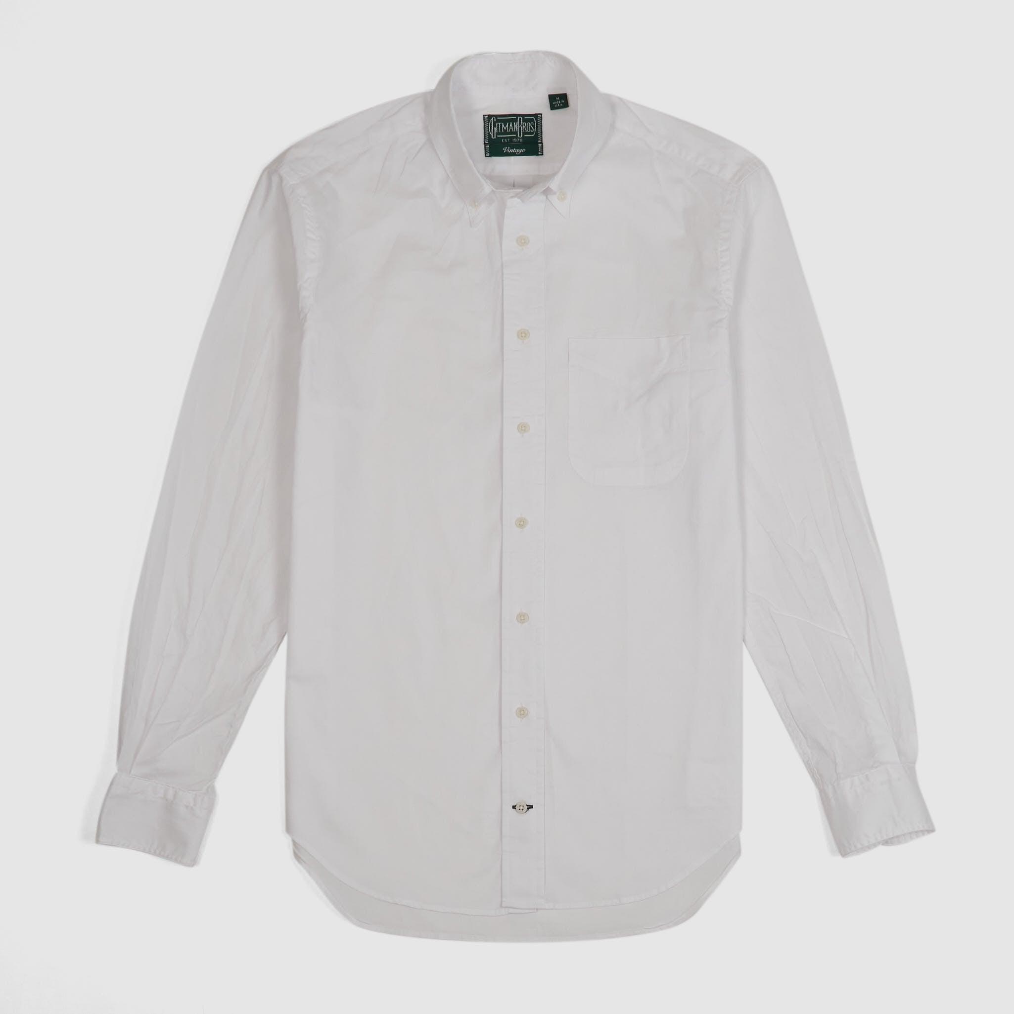 Button Down Plain Poplin Shirt