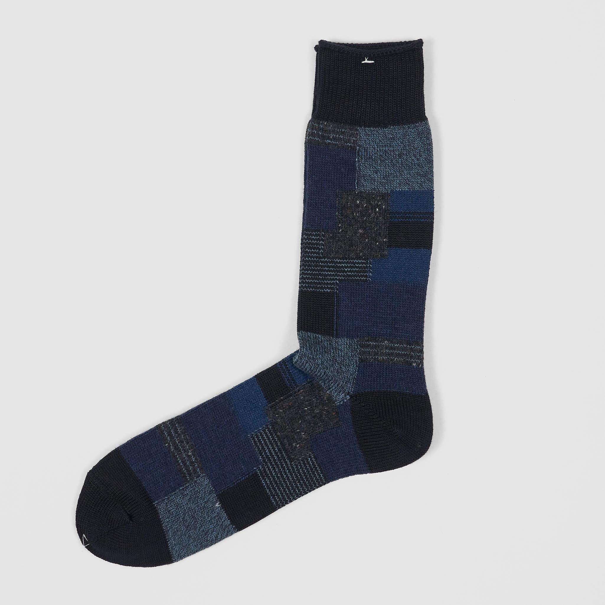 Patchwork Crew Socks