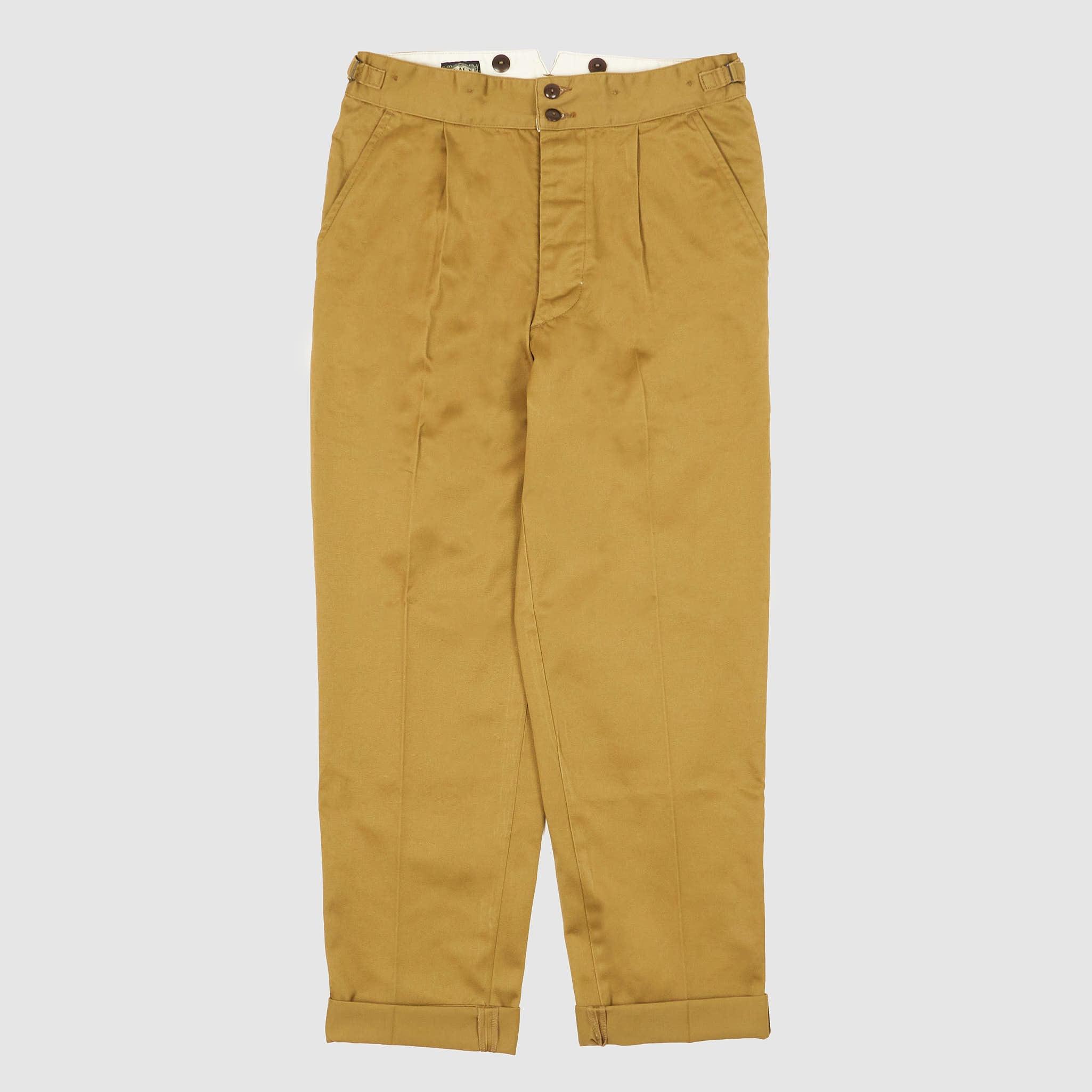 Adjustable Fitted Military Twill Chino