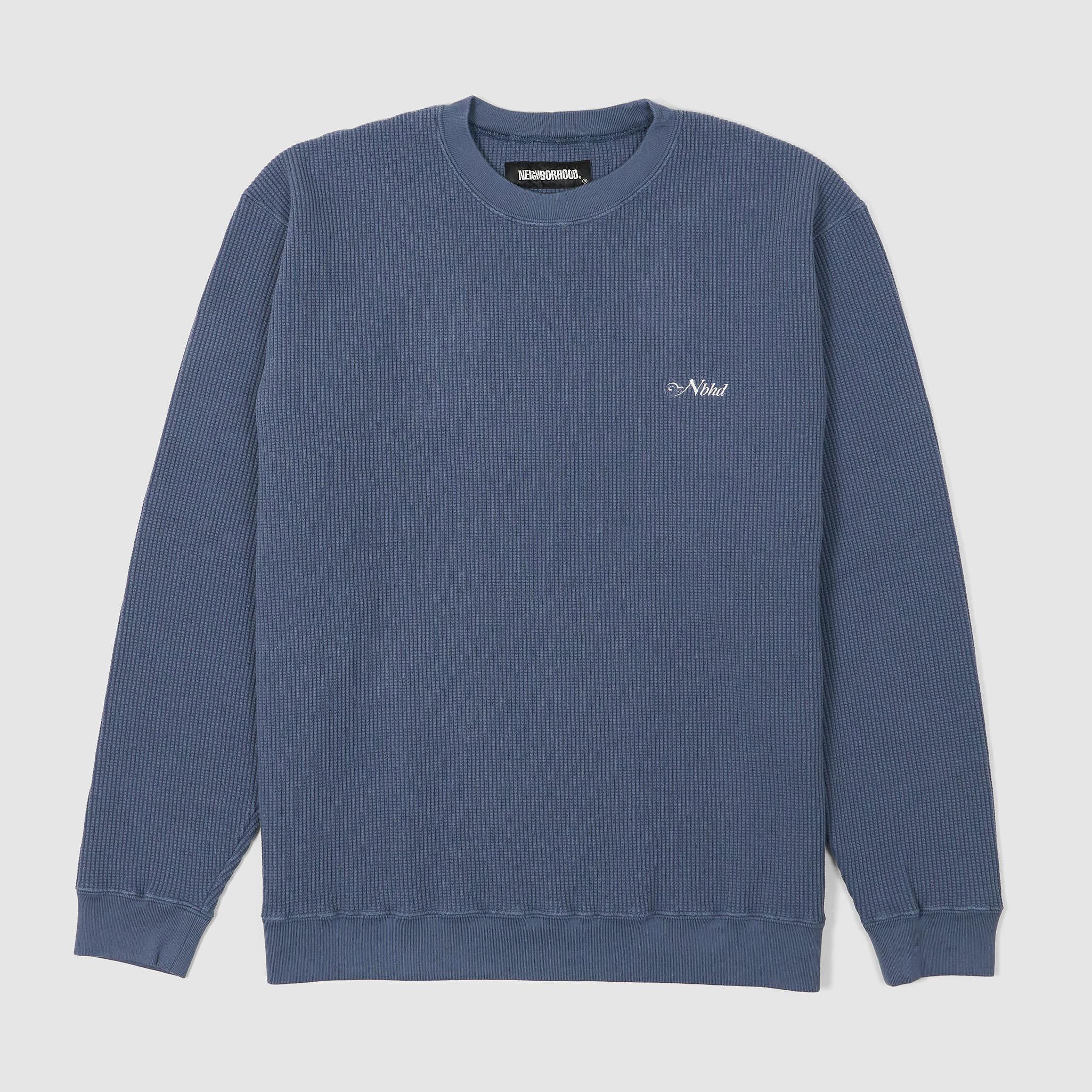 Thermal Cotton Knit Crew Neck Sweatshirt [Archive]