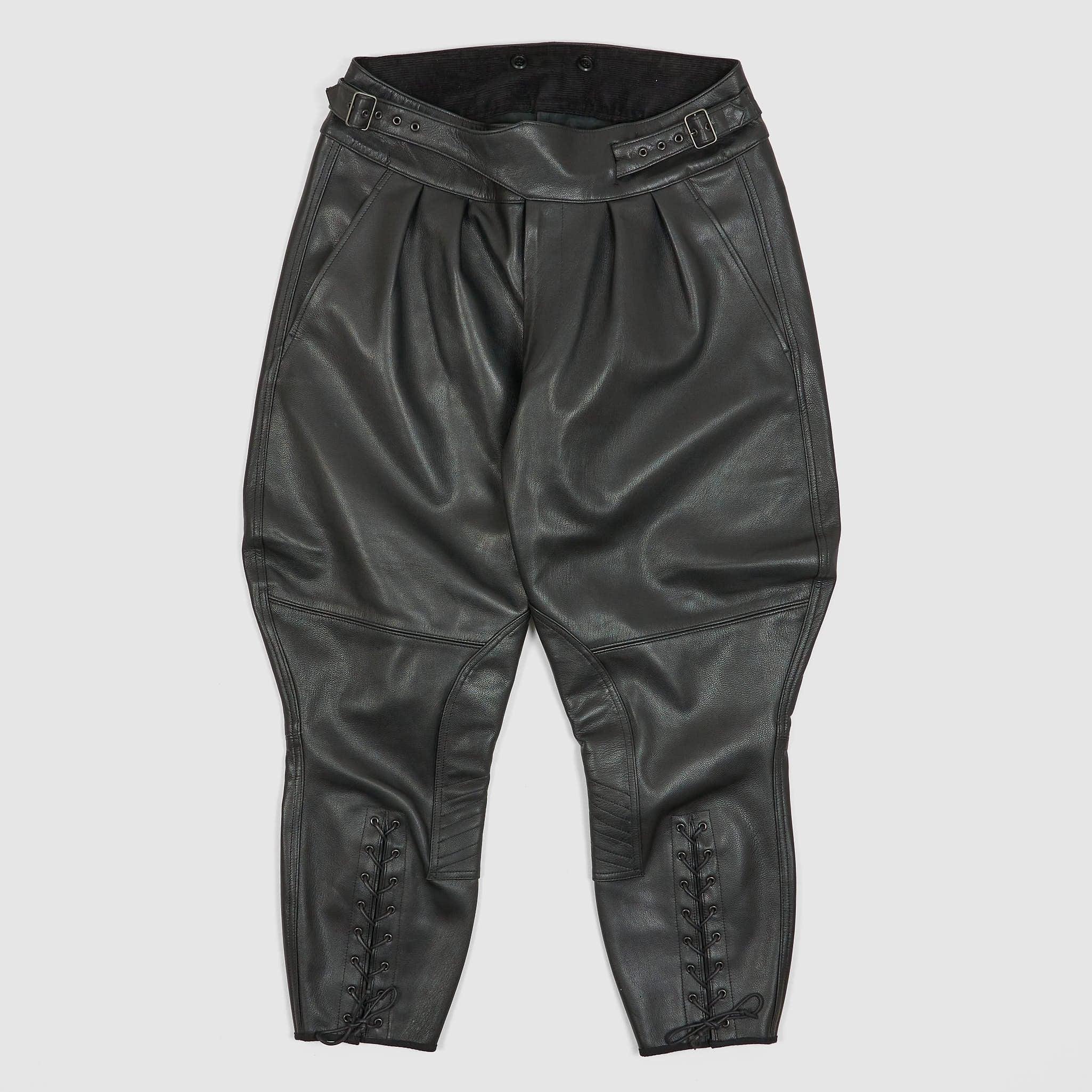 Oiled Leather Sheriff Breeches
